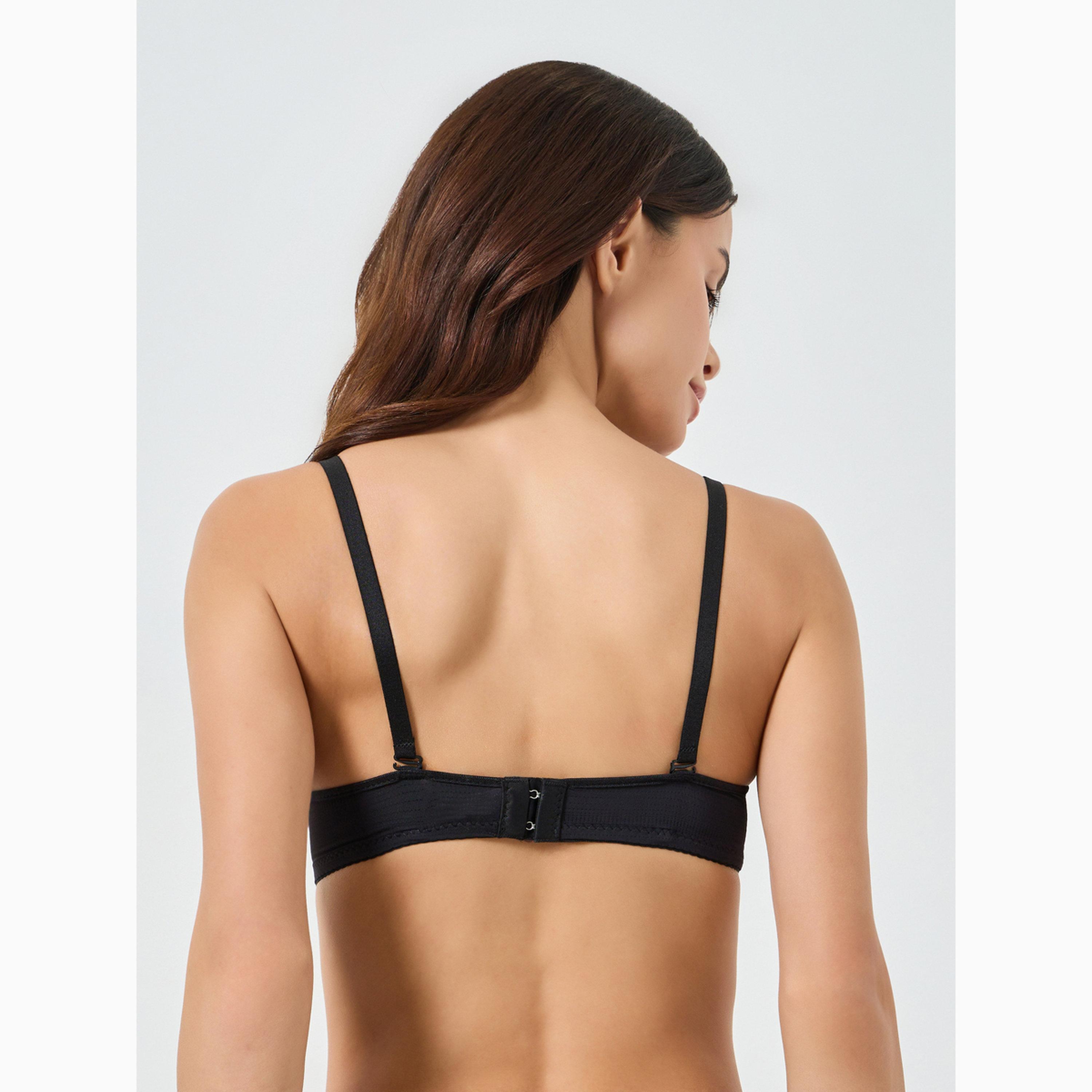 حزمة من 2 حمالة صدر بالكونيت مبطنة وسلكية وتفاصيل معدنية-women-clothing-lingerie-bras-image-5