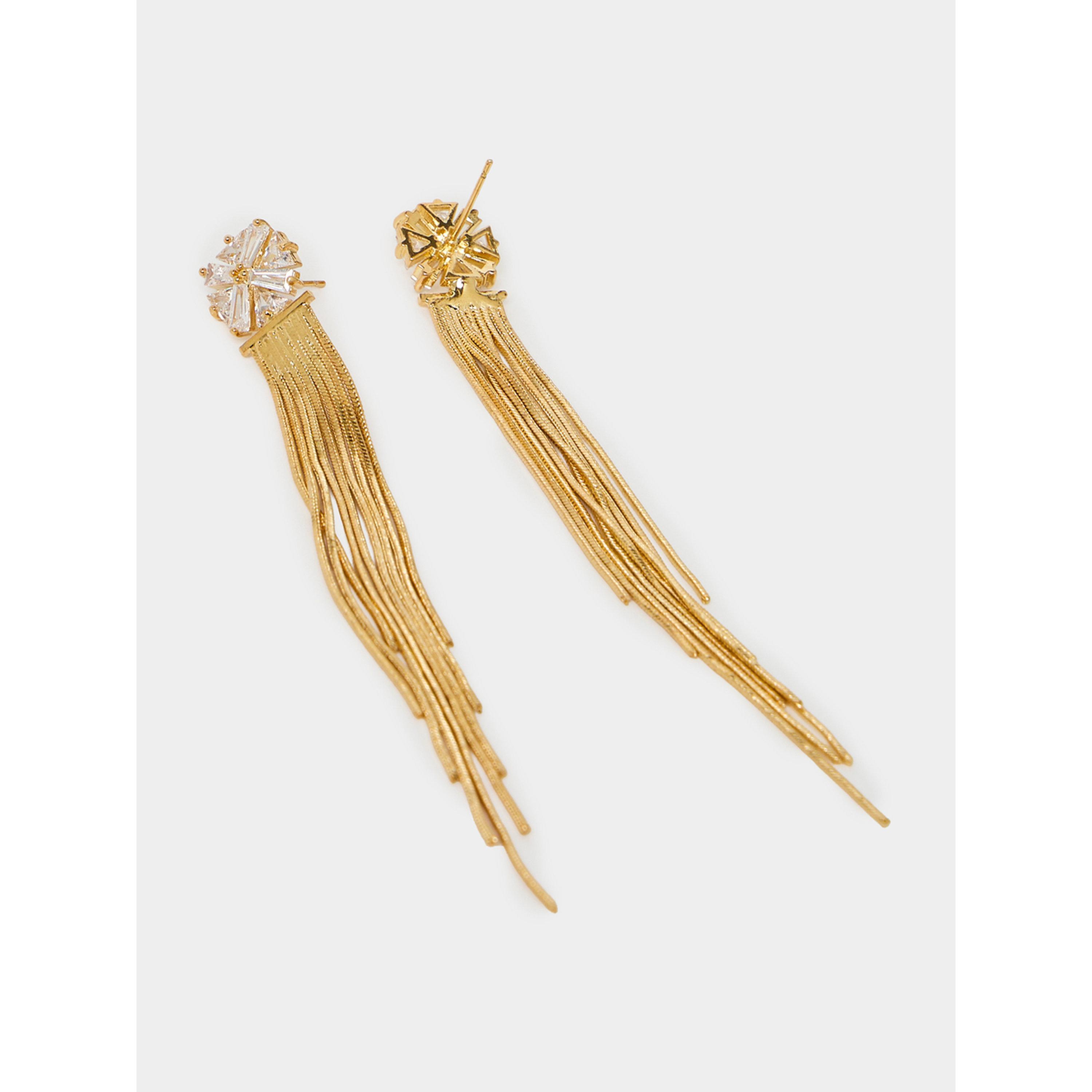 Styli Drop Tassel Earrings-women-watchesandjewellery-jewellery-earrings-image-3