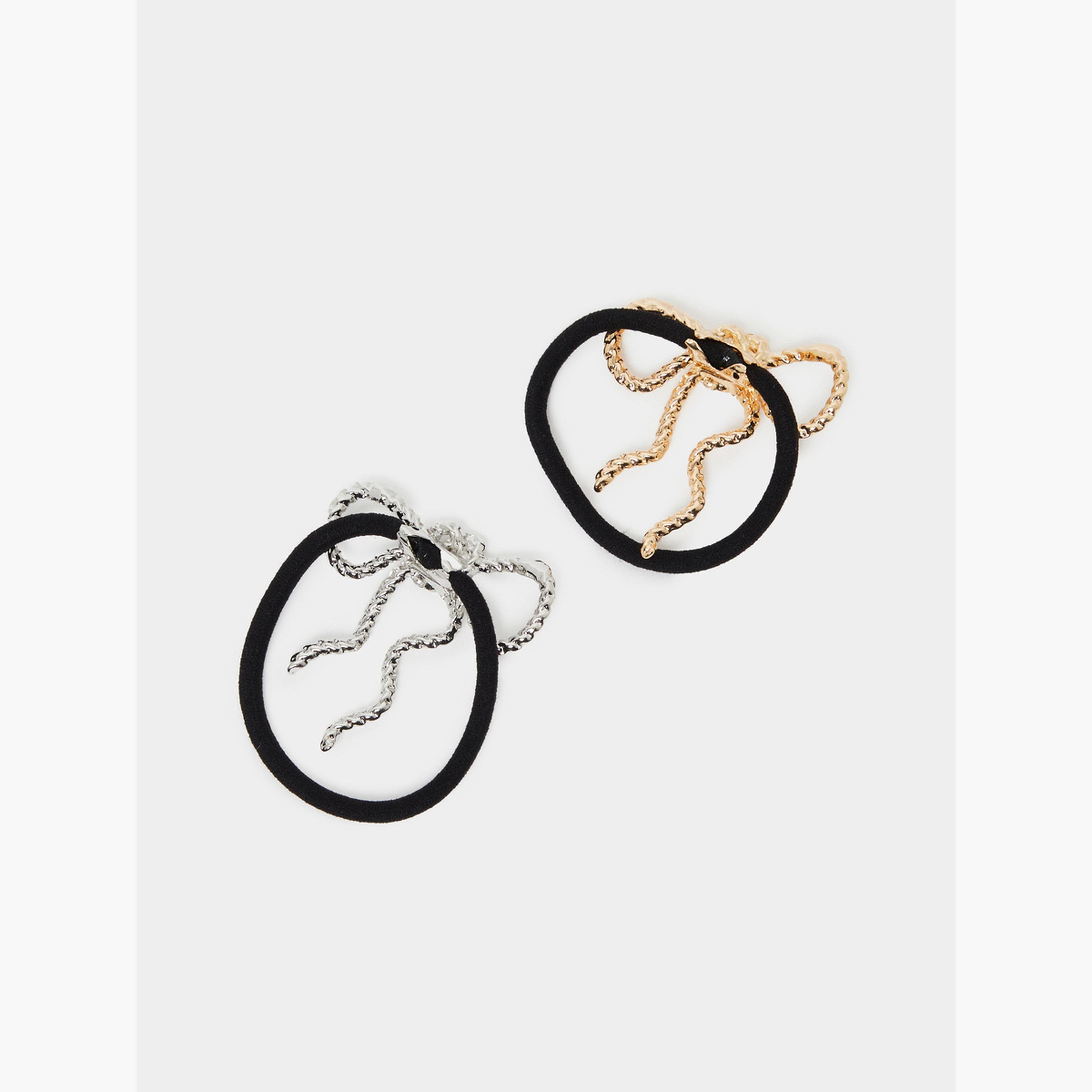Styli Pack of 2 -  Bow Hair Ties-women-hairaccessories-sets-image-2