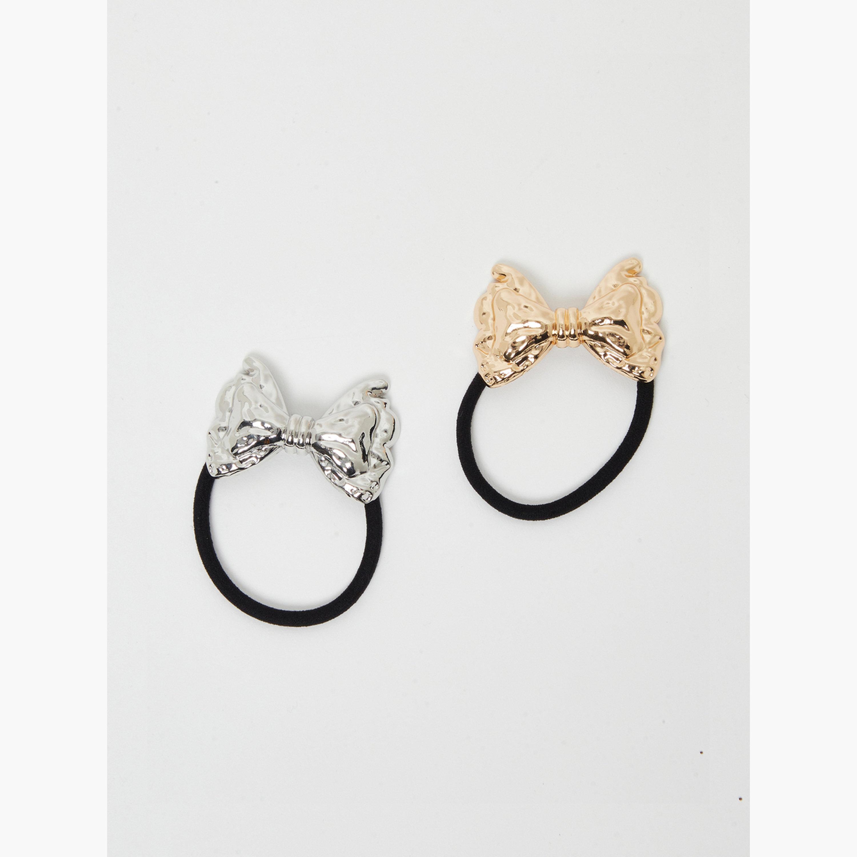 Styli Pack of 2 - Bow Hair Ties-women-hairaccessories-sets-image-1