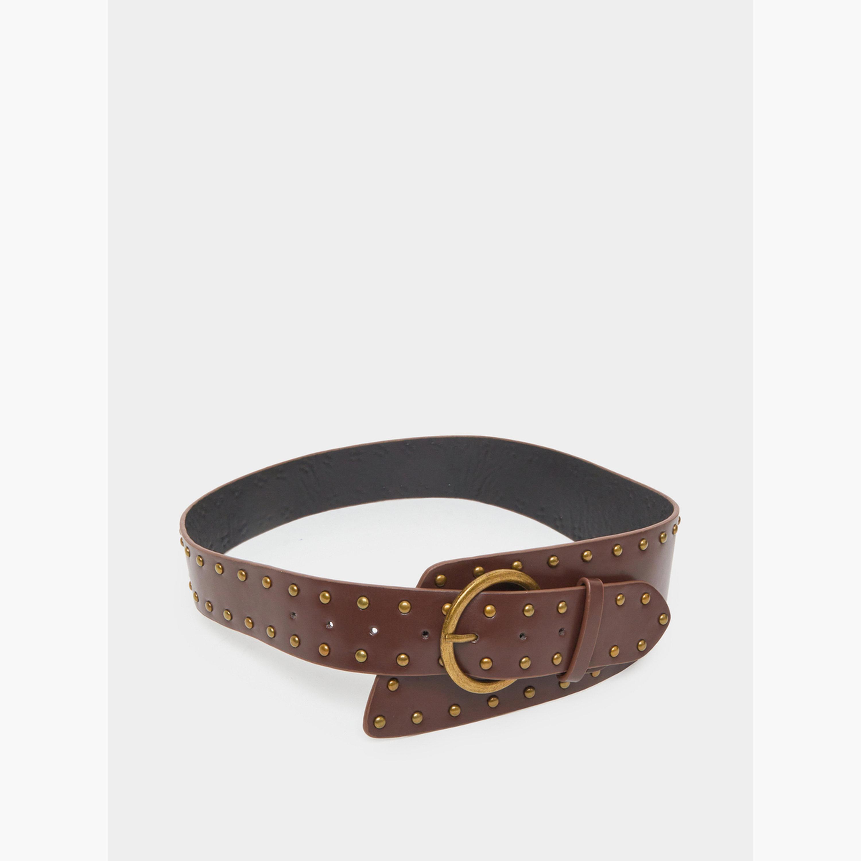 حزام مزين بمسامير-women-clothingaccessories-belts-image-1