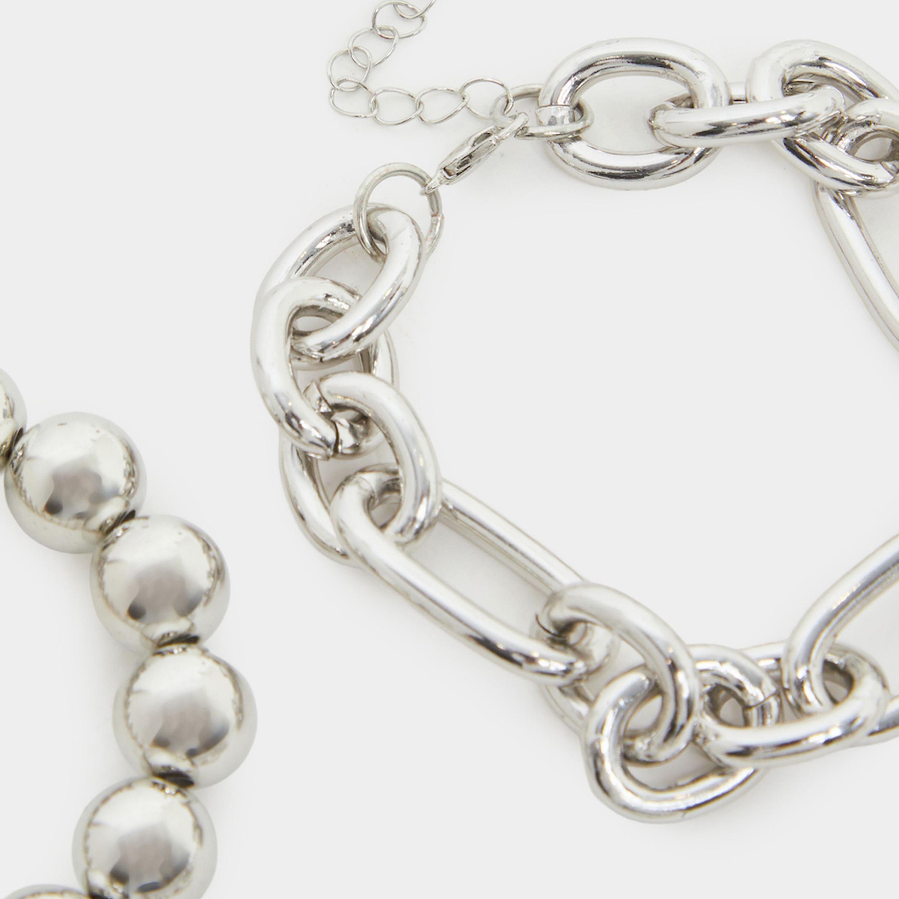عبوة من 5 قطع أساور سلسلة-women-watchesandjewellery-jewellery-banglesandbracelets-image-3