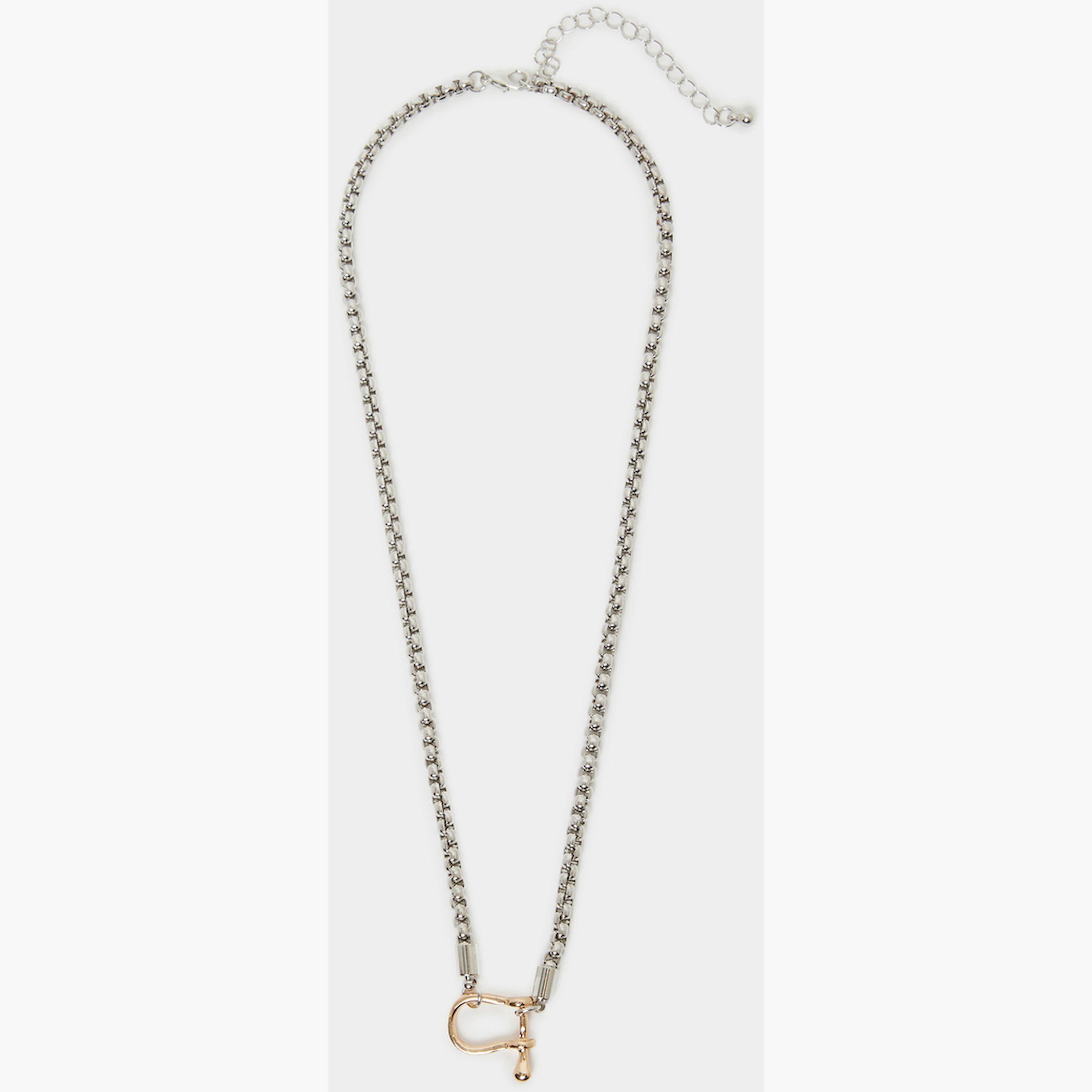 Styli Box Chain Necklace with Gold-Tone Clasp-women-watchesandjewellery-jewellery-necklacesandpendants-image-2