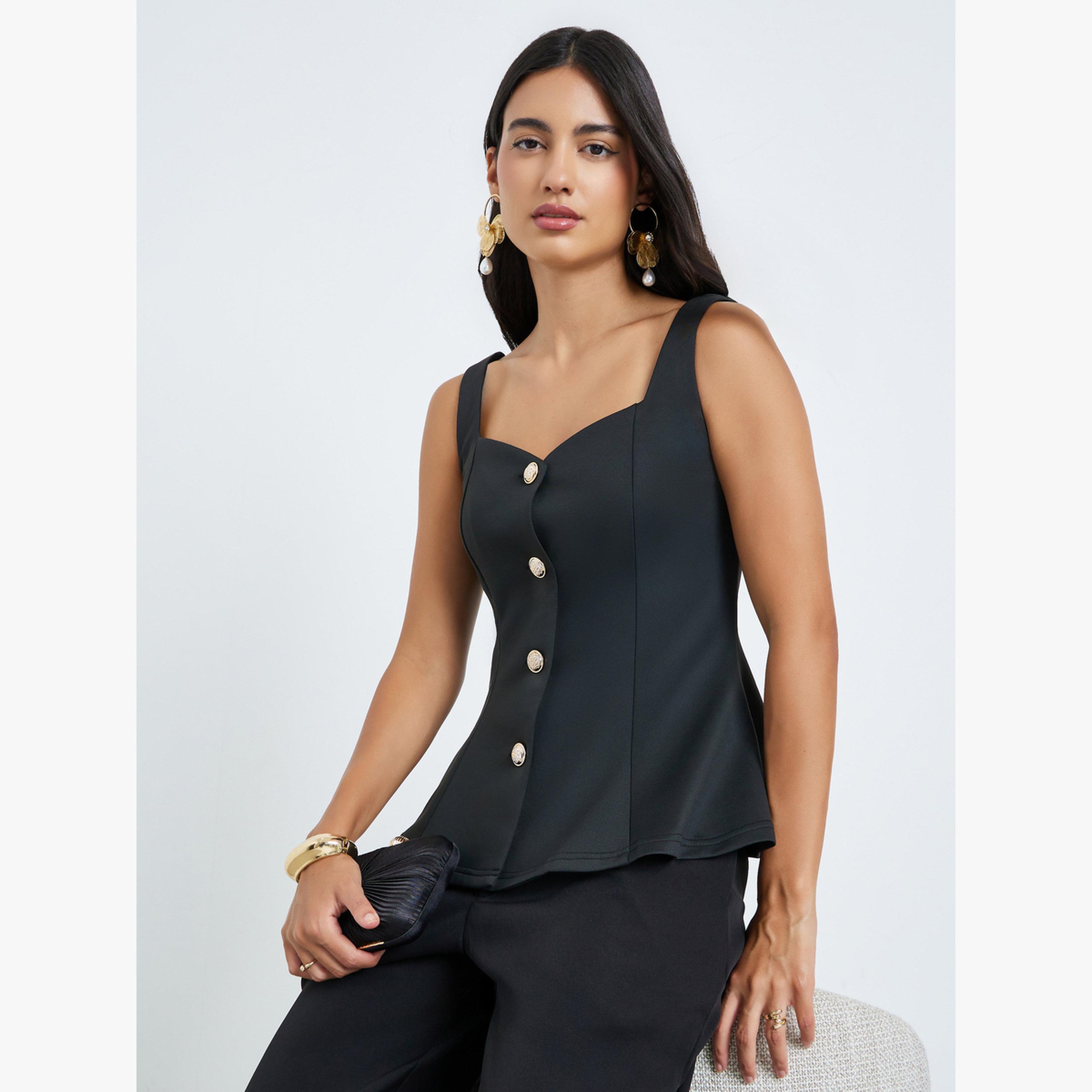بلوزة بيبلوم بلا أكمام-women-clothing-shirtsandblouses-blouses-image-3