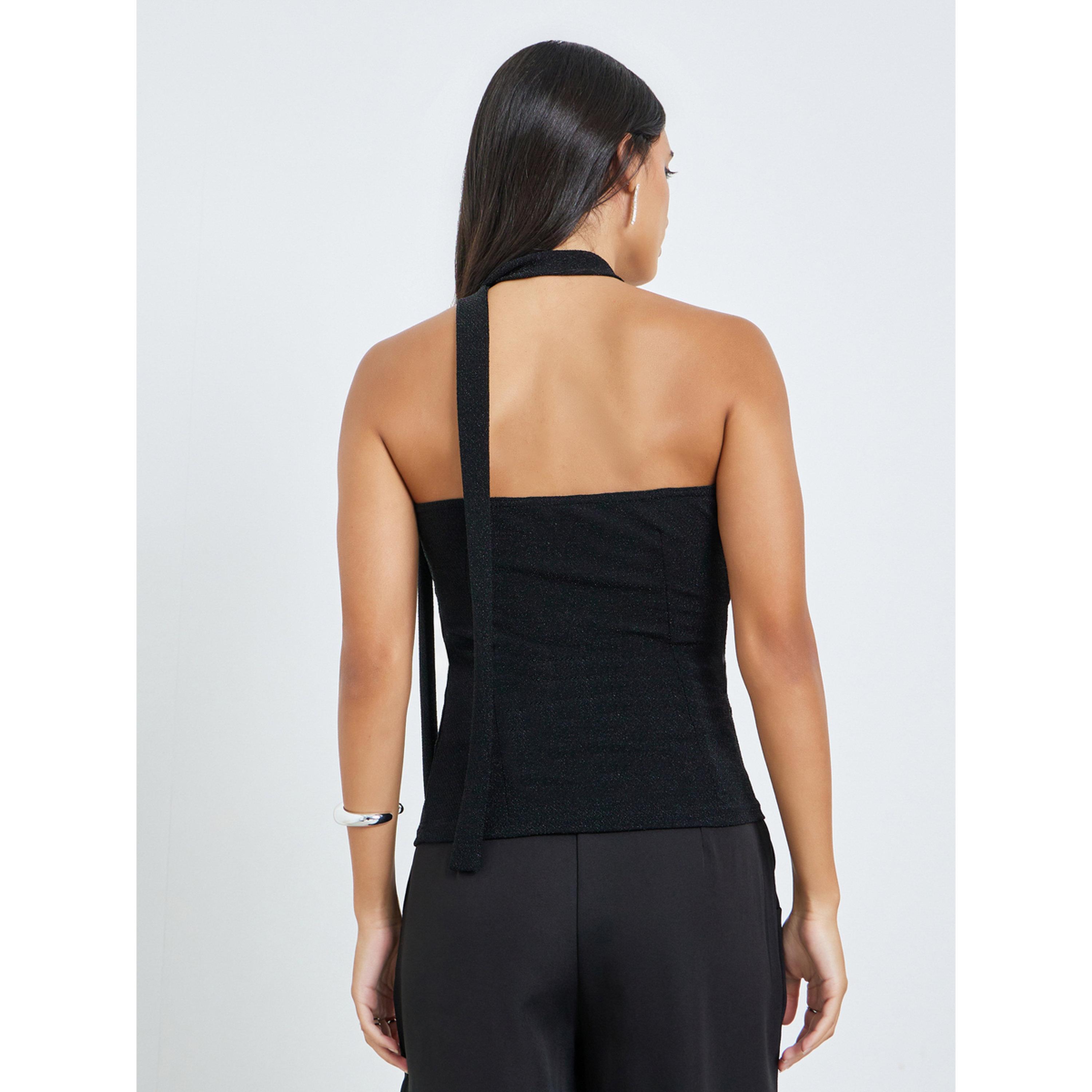 بلوزة بياقة باندو وملمس بارز-women-clothing-shirtsandblouses-blouses-image-4
