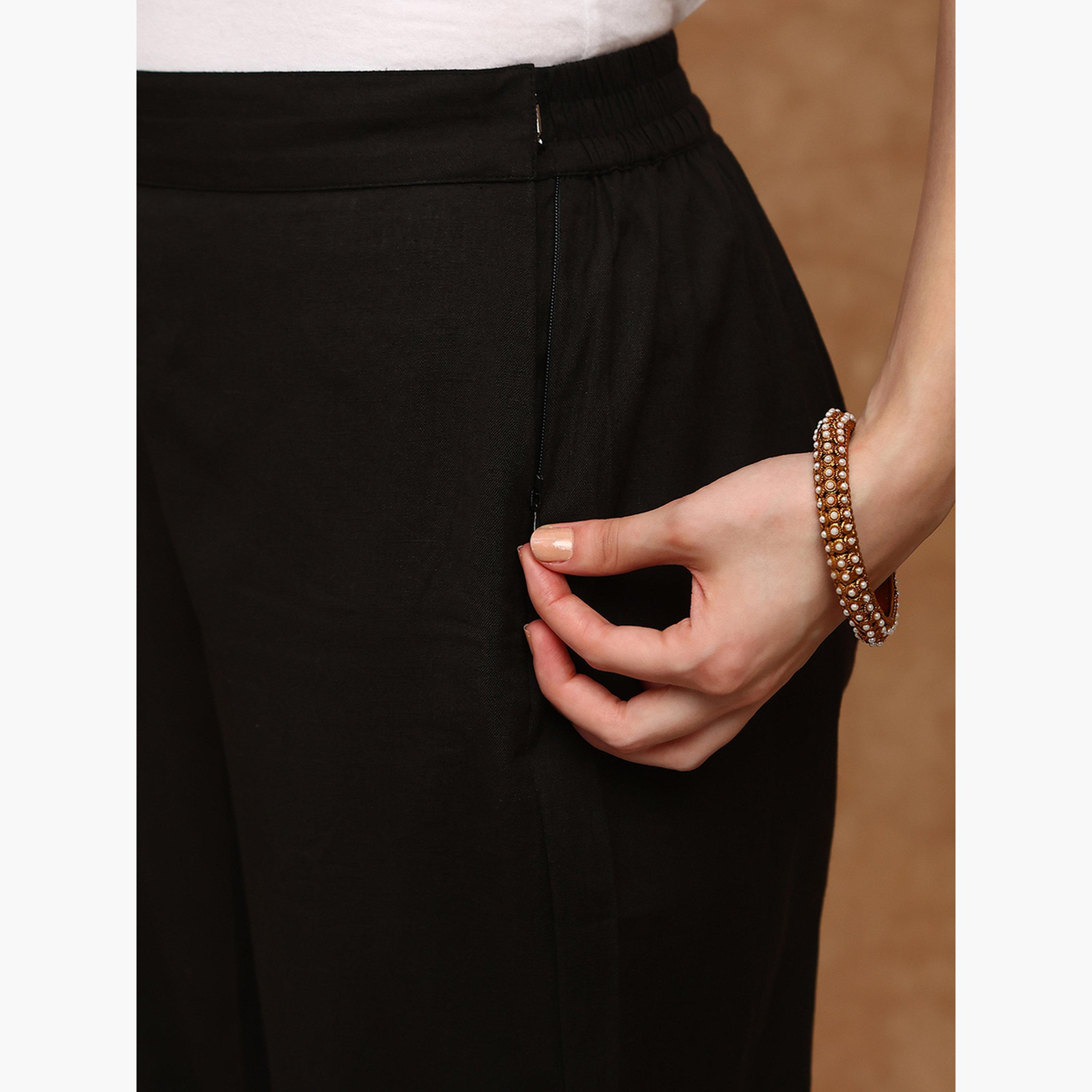 بنطلون بحافة مطرزة-women-clothing-bottoms-trousers-image-6