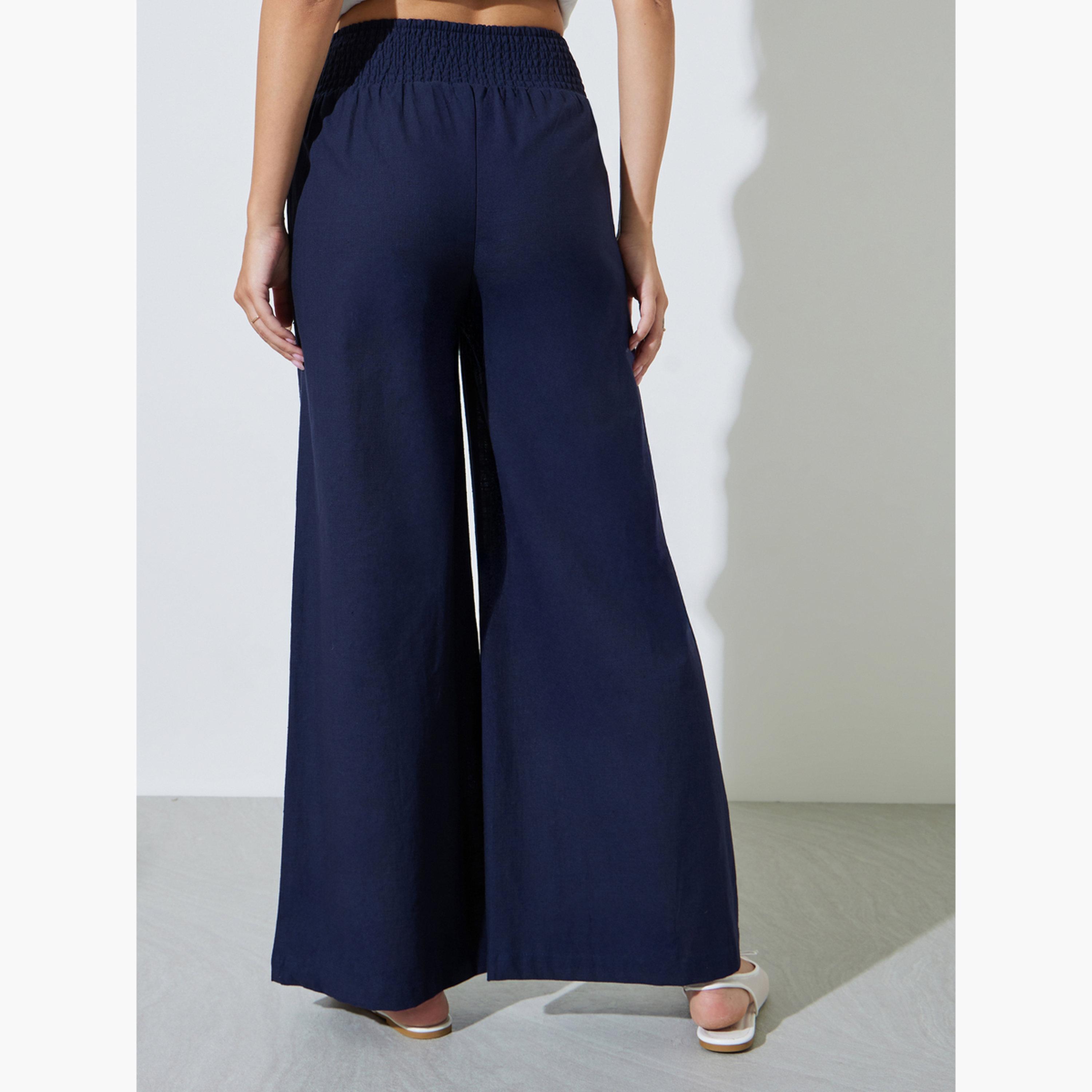 بنطال قطن بأرجل واسعة-women-clothing-bottoms-joggers-image-4