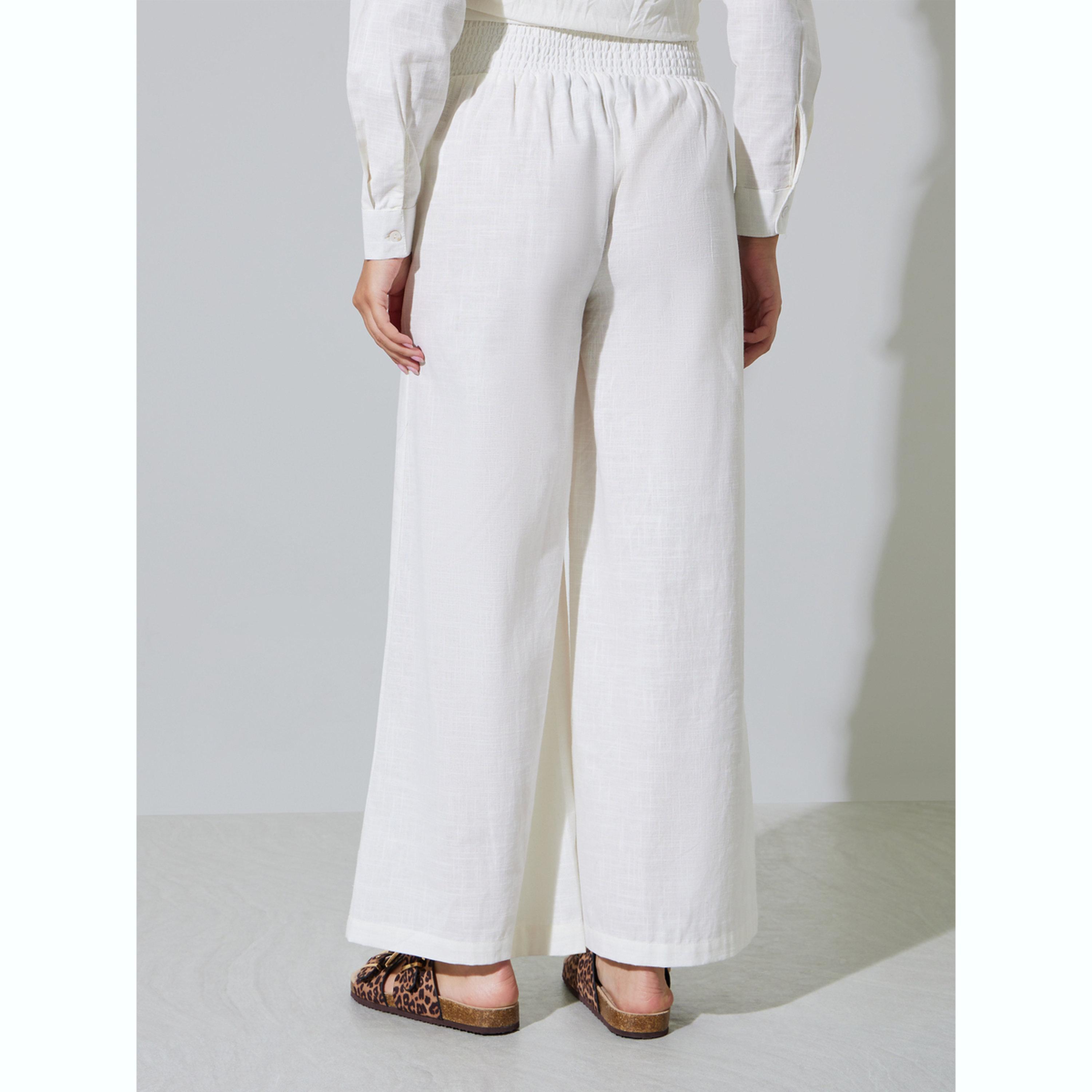 بنطال كاجوال قطن بأرجل واسعة-women-clothing-bottoms-joggers-image-5