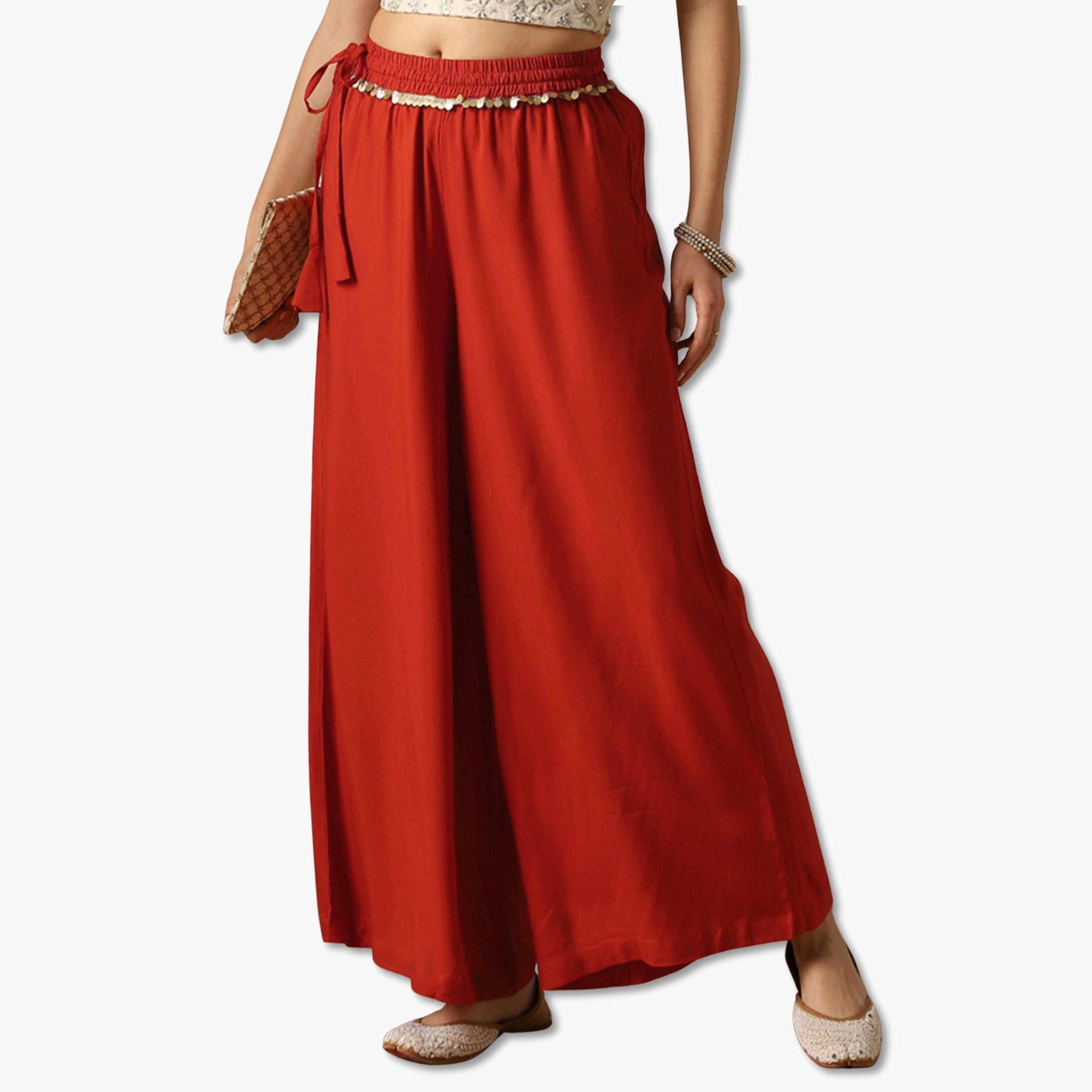 بنطلون بالازو-women-clothing-ethnicwear-bottoms-palazzos-image-1