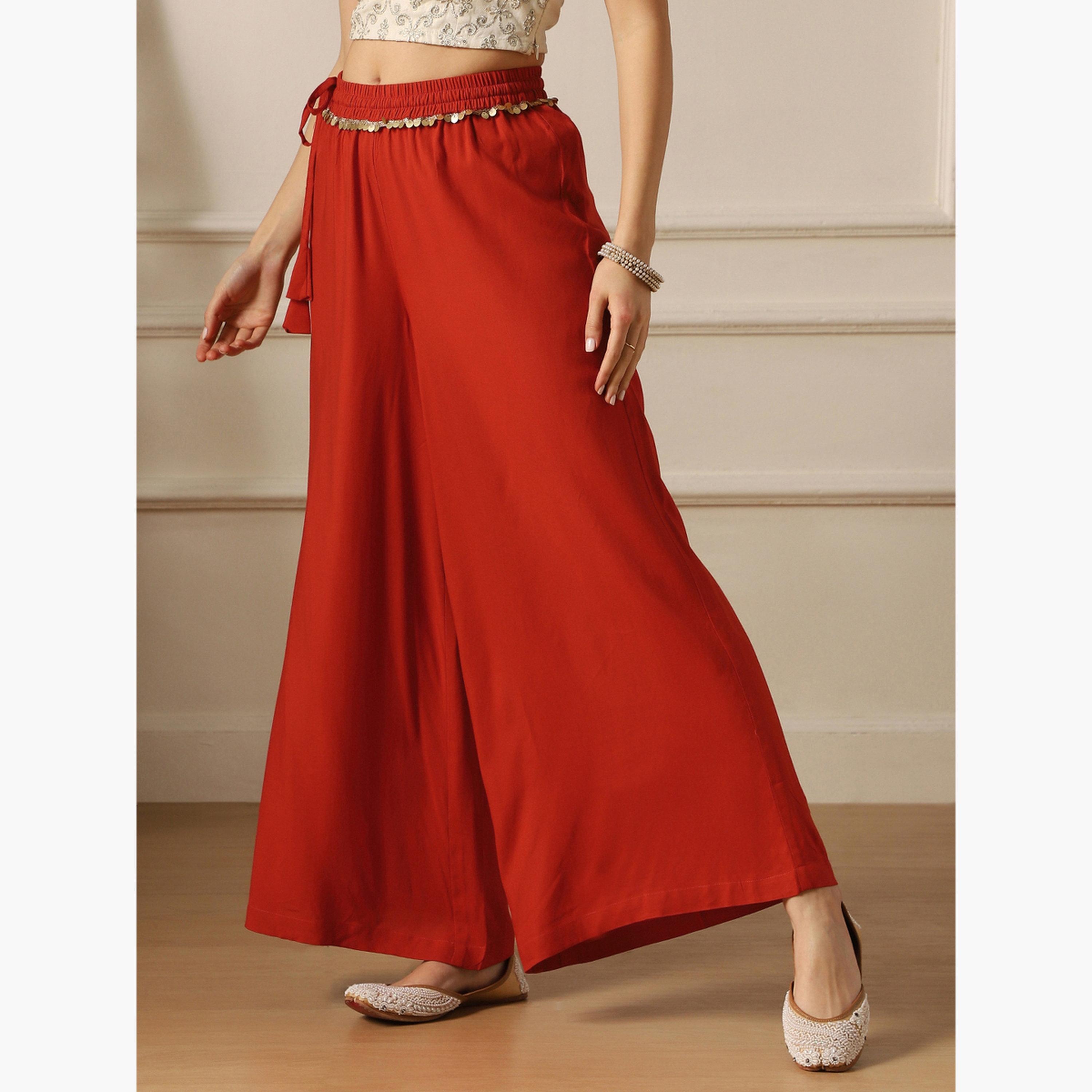 بنطلون بالازو-women-clothing-ethnicwear-bottoms-palazzos-image-3