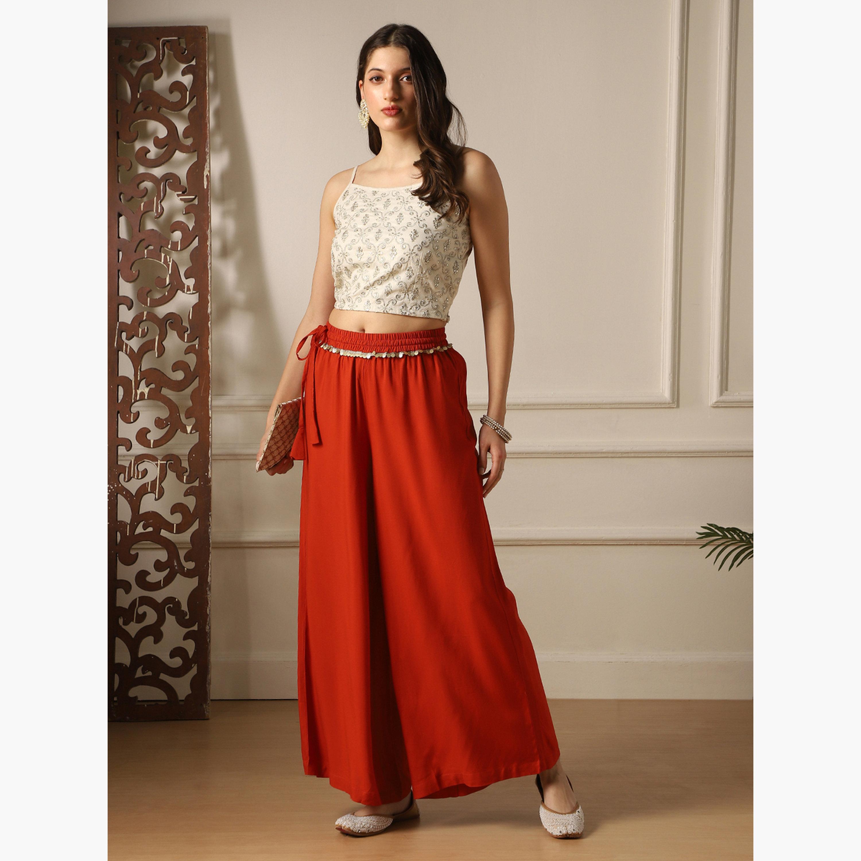 بنطلون بالازو-women-clothing-ethnicwear-bottoms-palazzos-image-6