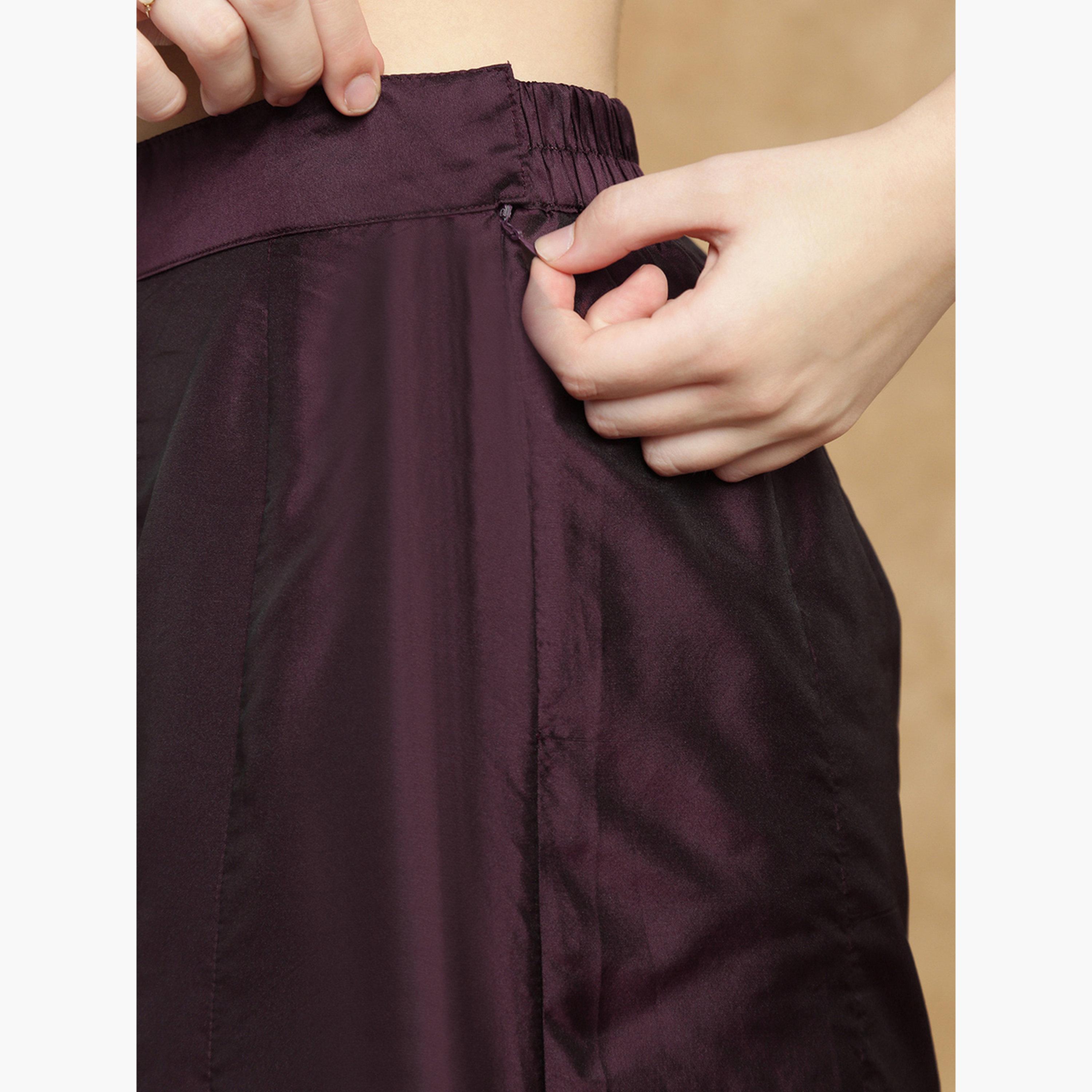 طقم كورتي مطبوعة مع بنطال بالازو واسع-women-clothing-ethnicwear-kurtasets-image-5