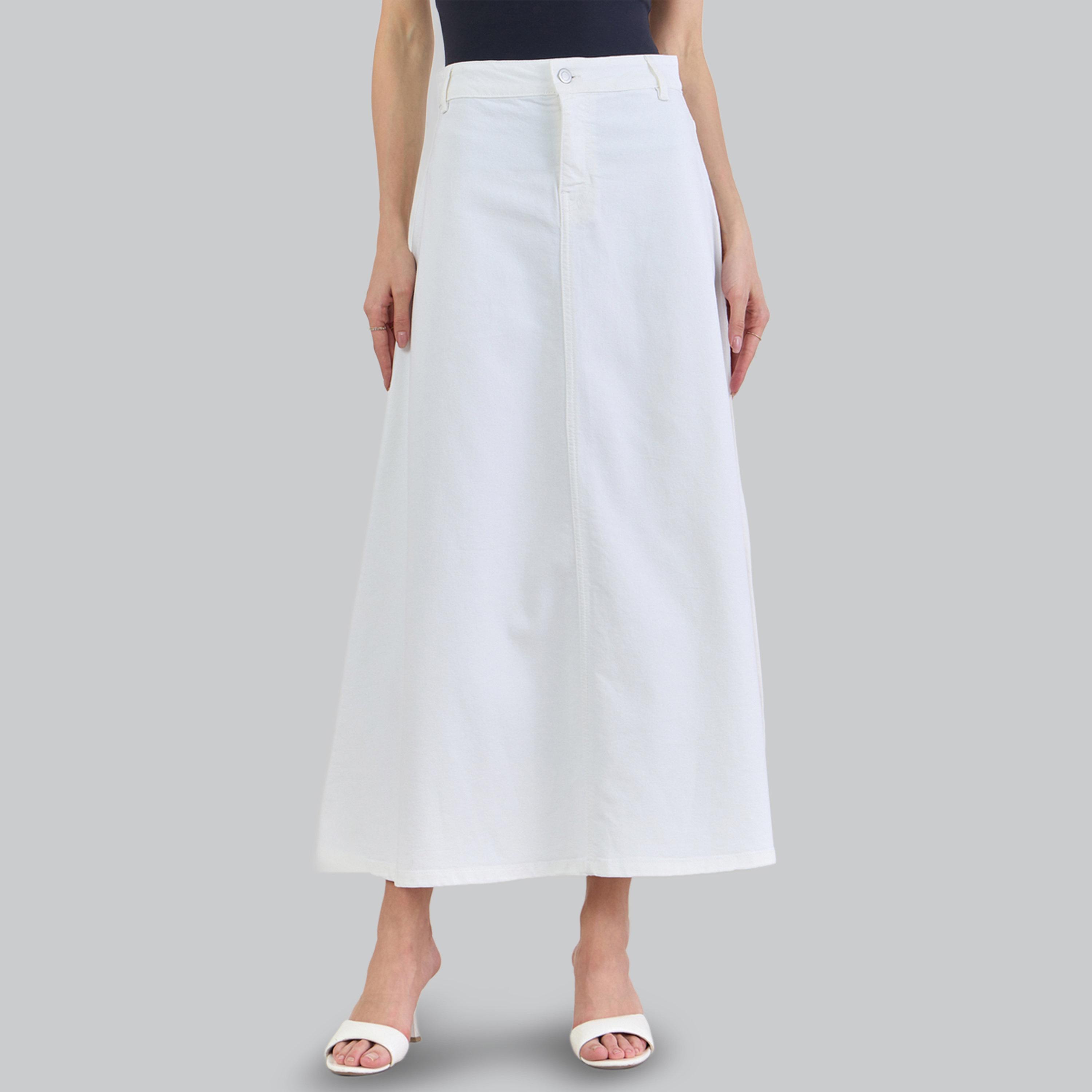 تنورة ميدي بحافة واسعة-women-clothing-bottoms-skirts-image-1