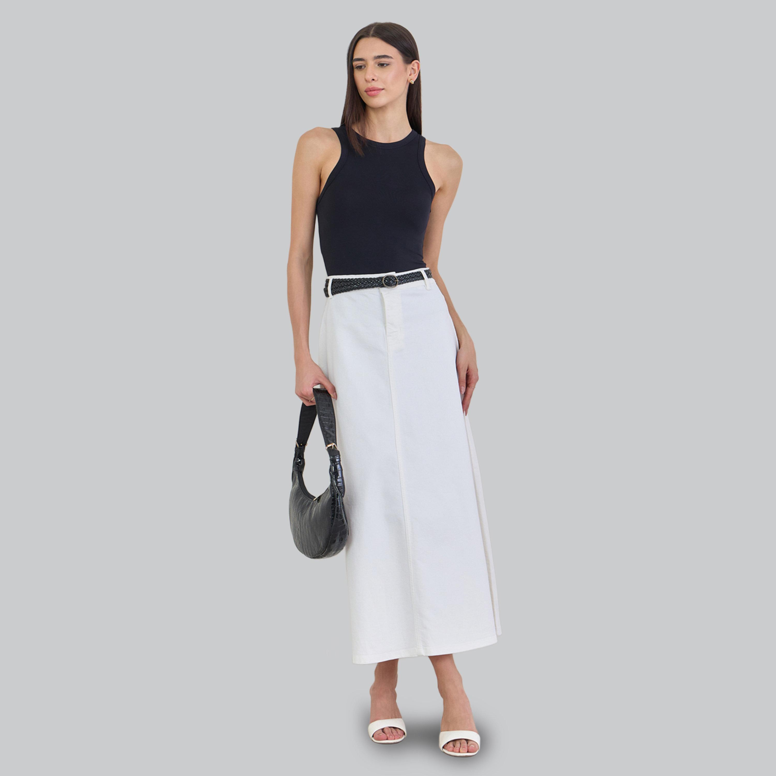 Styli Off-White A-Line Midi Skirt-women-clothing-bottoms-skirts-image-2