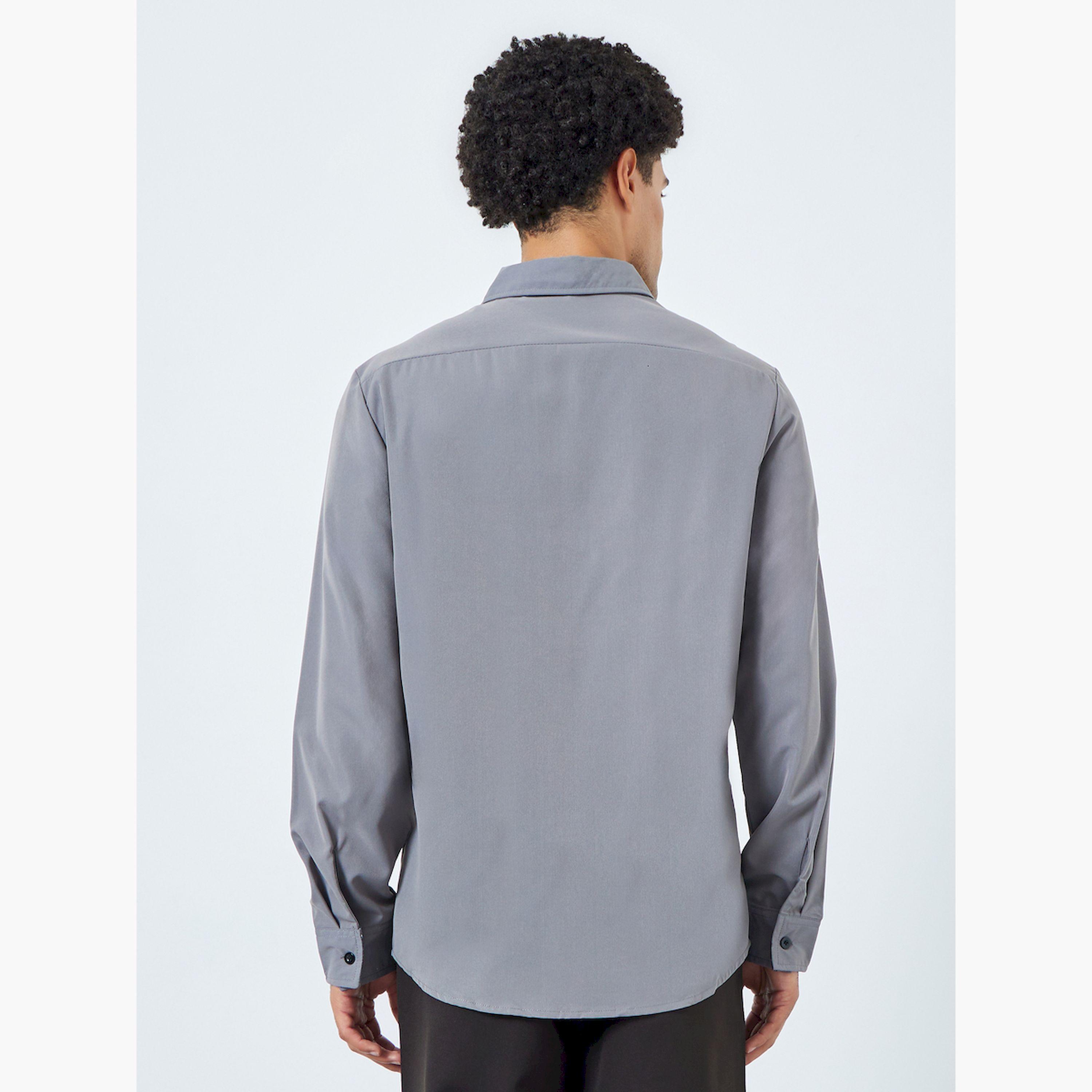 قميص رجالي رمادي بياقة مفرودة وأكمام طويلة-men-clothing-shirts-image-4