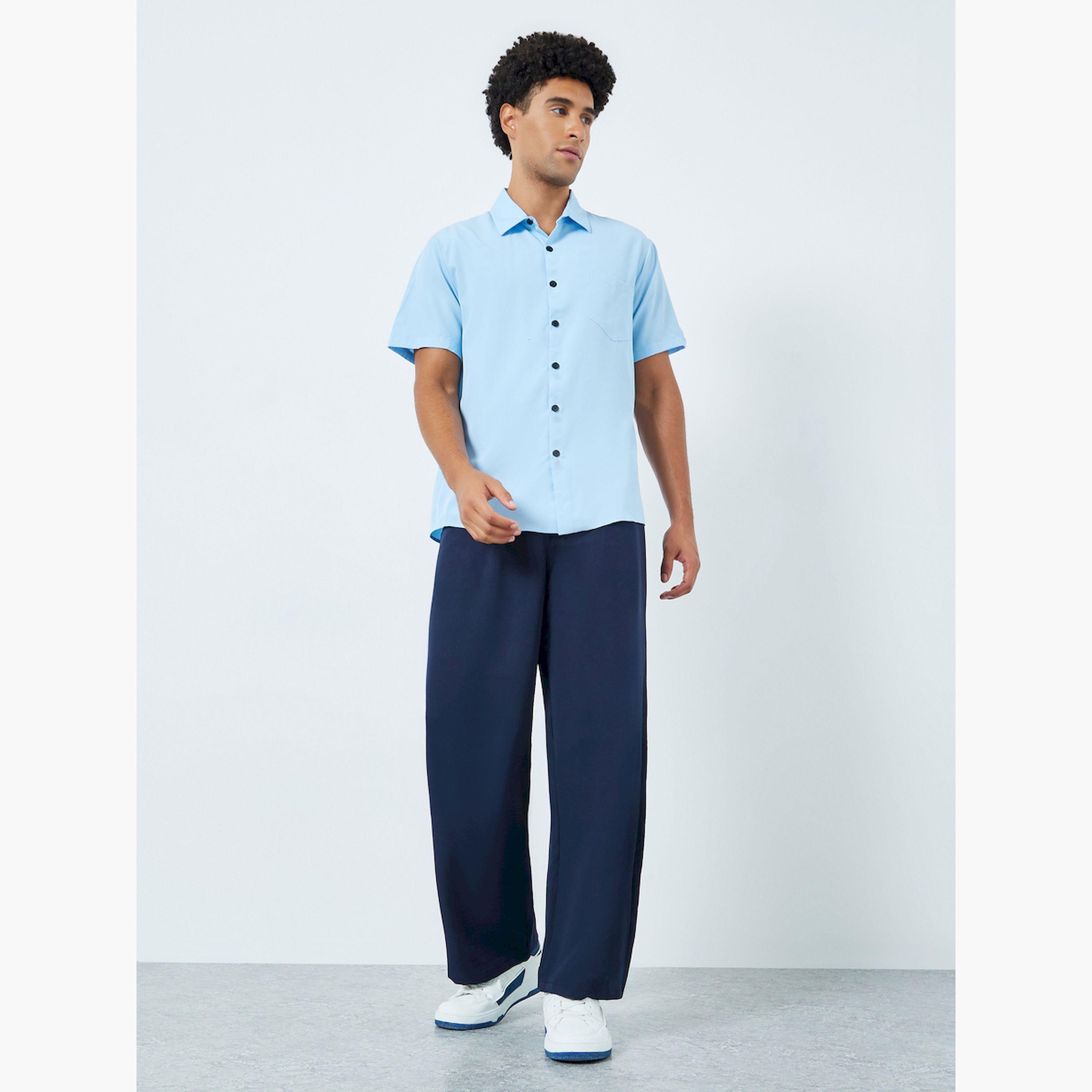 قميص كاجوال بأكمام قصيرة-men-clothing-shirts-image-2