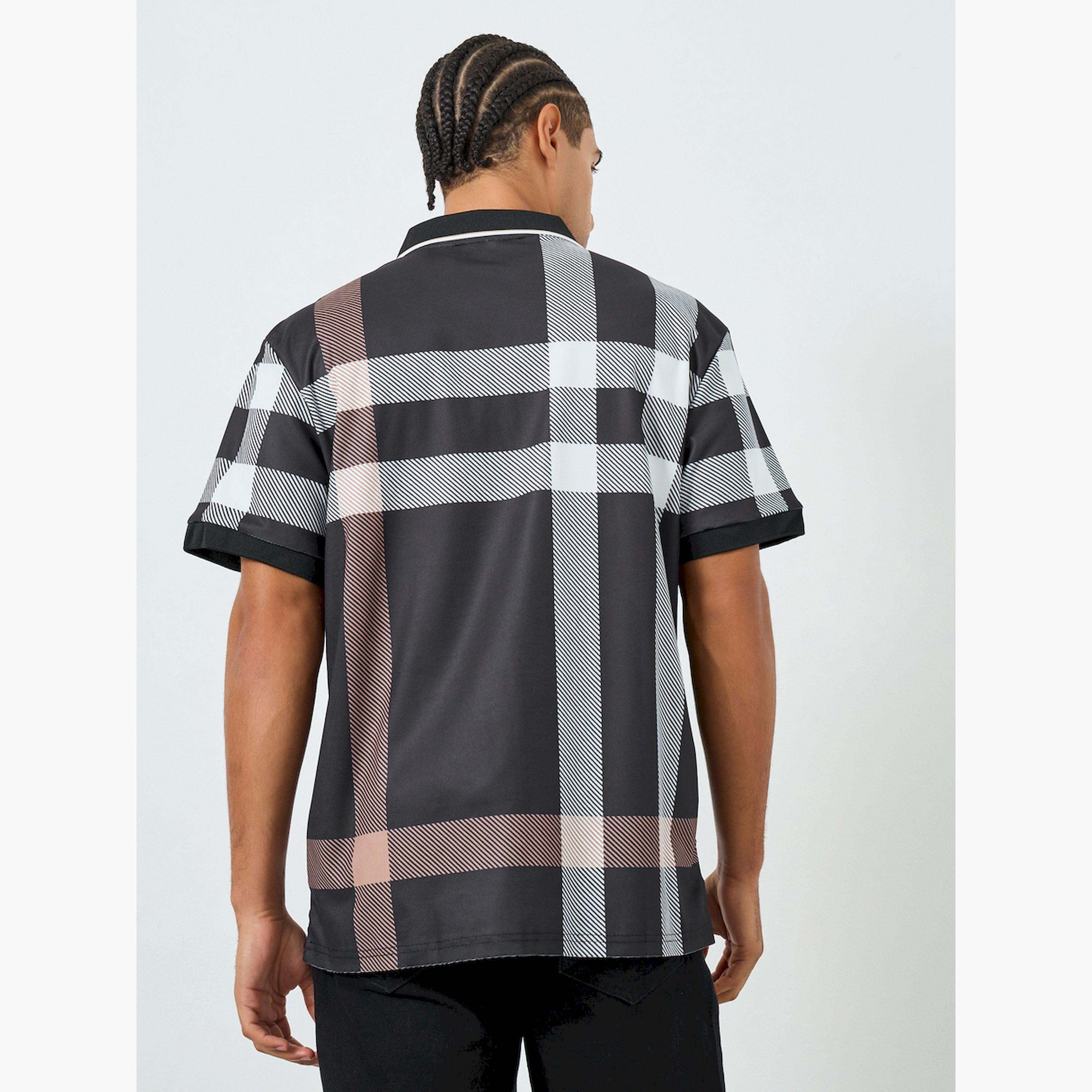 Take Two Men Checked Short Sleeve Polo-men-clothing-tshirtsandpolos-polos-image-4
