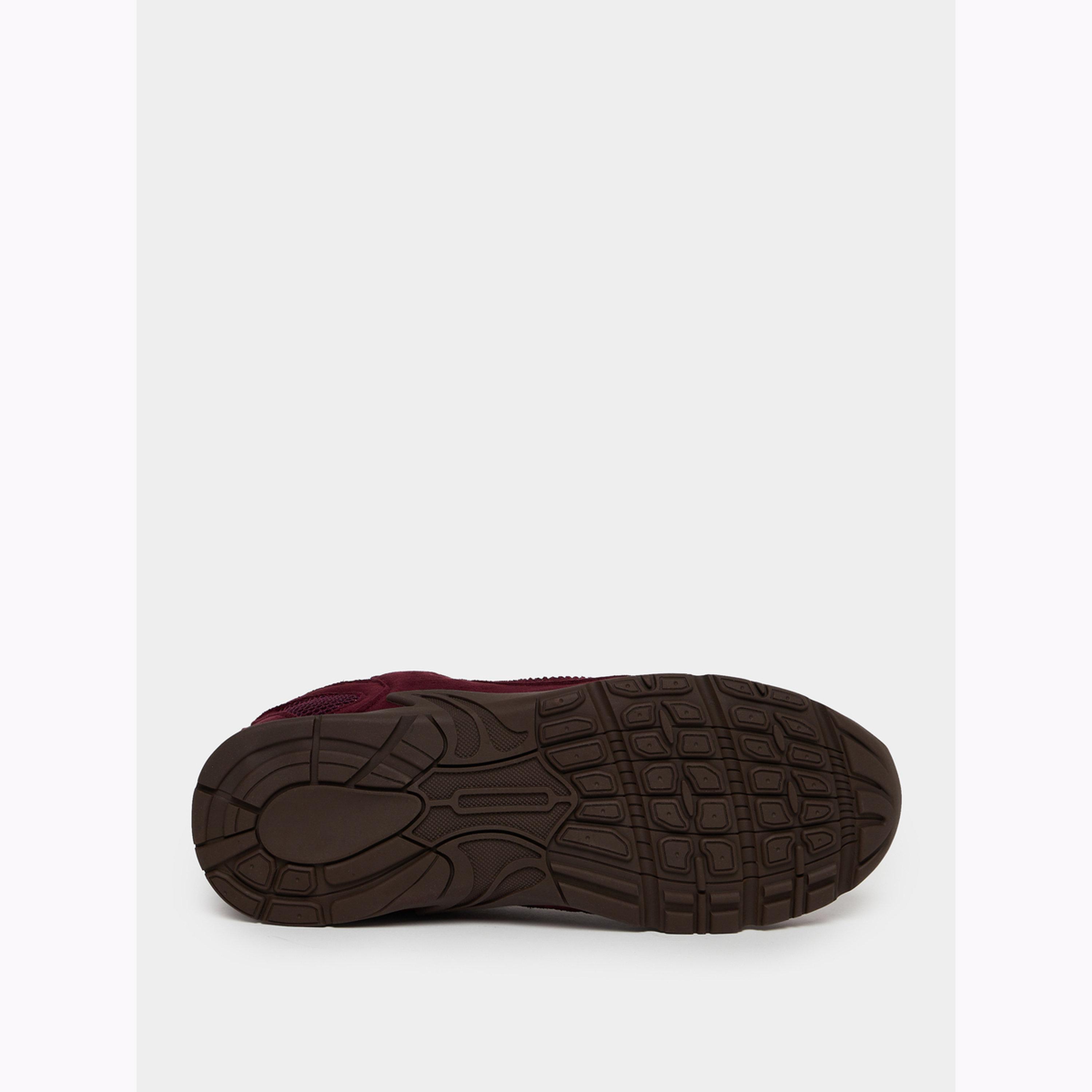 Styli Burgundy Suede Lace-Up Sneakers-women-shoes-sneakers-image-6