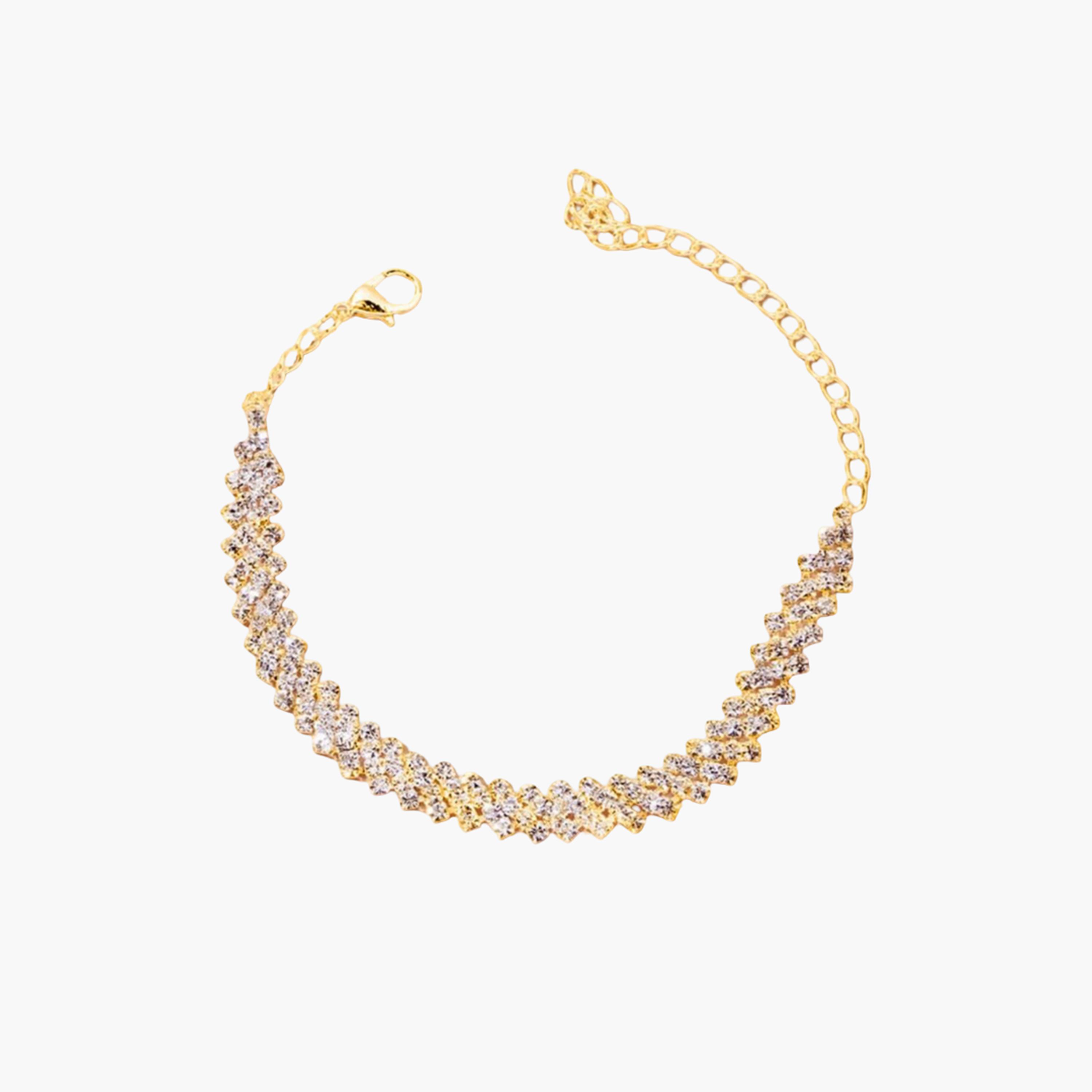 خلخال مرصع بالراين-women-watchesandjewellery-jewellery-anklets-image-1