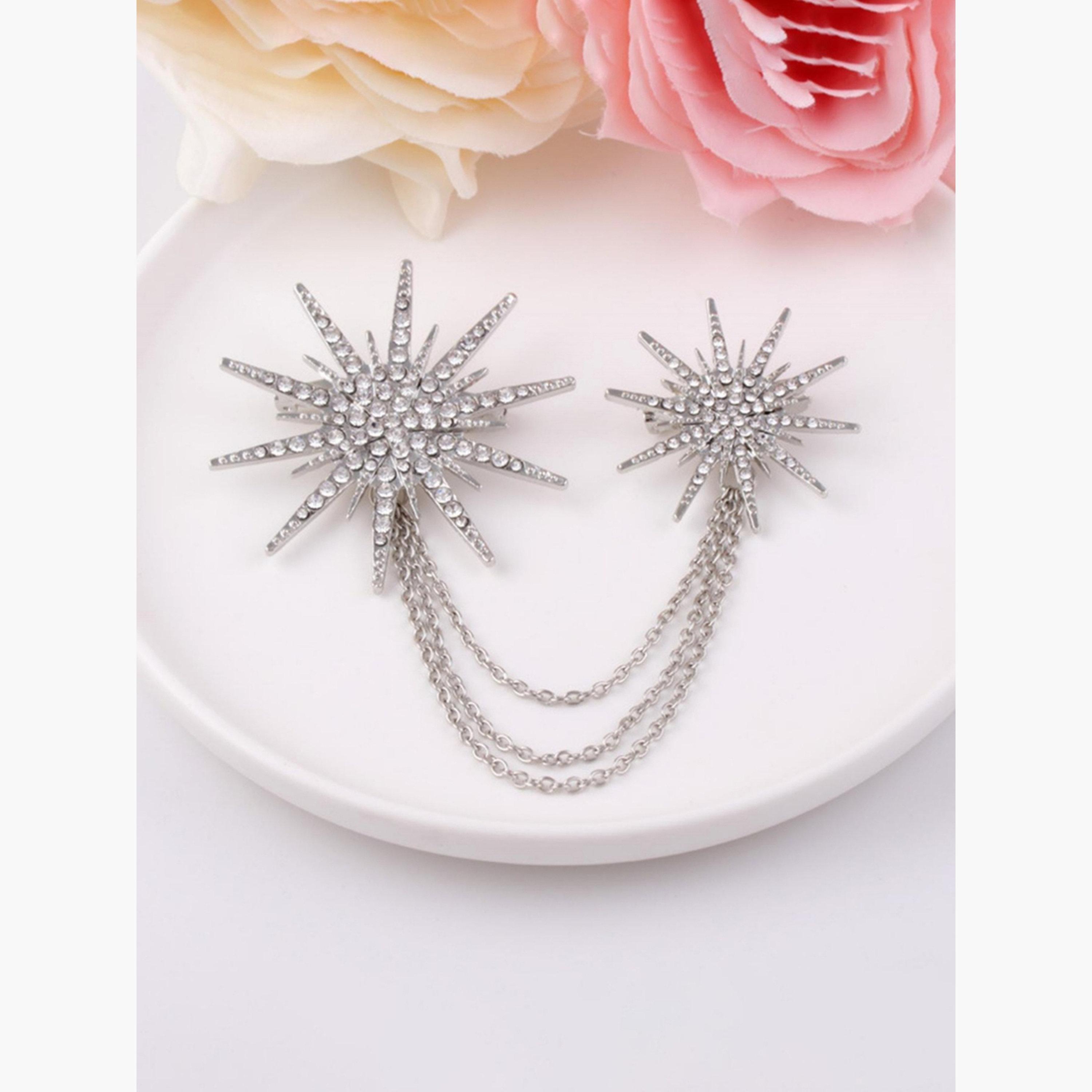 بروش مرصع بالراين بتصميم ستار بيرست-women-watchesandjewellery-jewellery-brooches-image-4