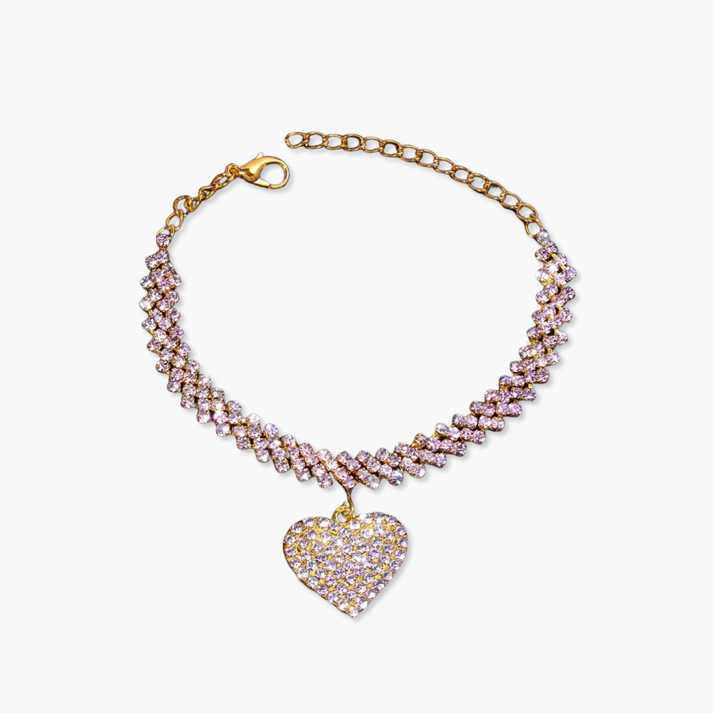 سوار لامع بدلاية قلب-women-watchesandjewellery-jewellery-banglesandbracelets-image-1