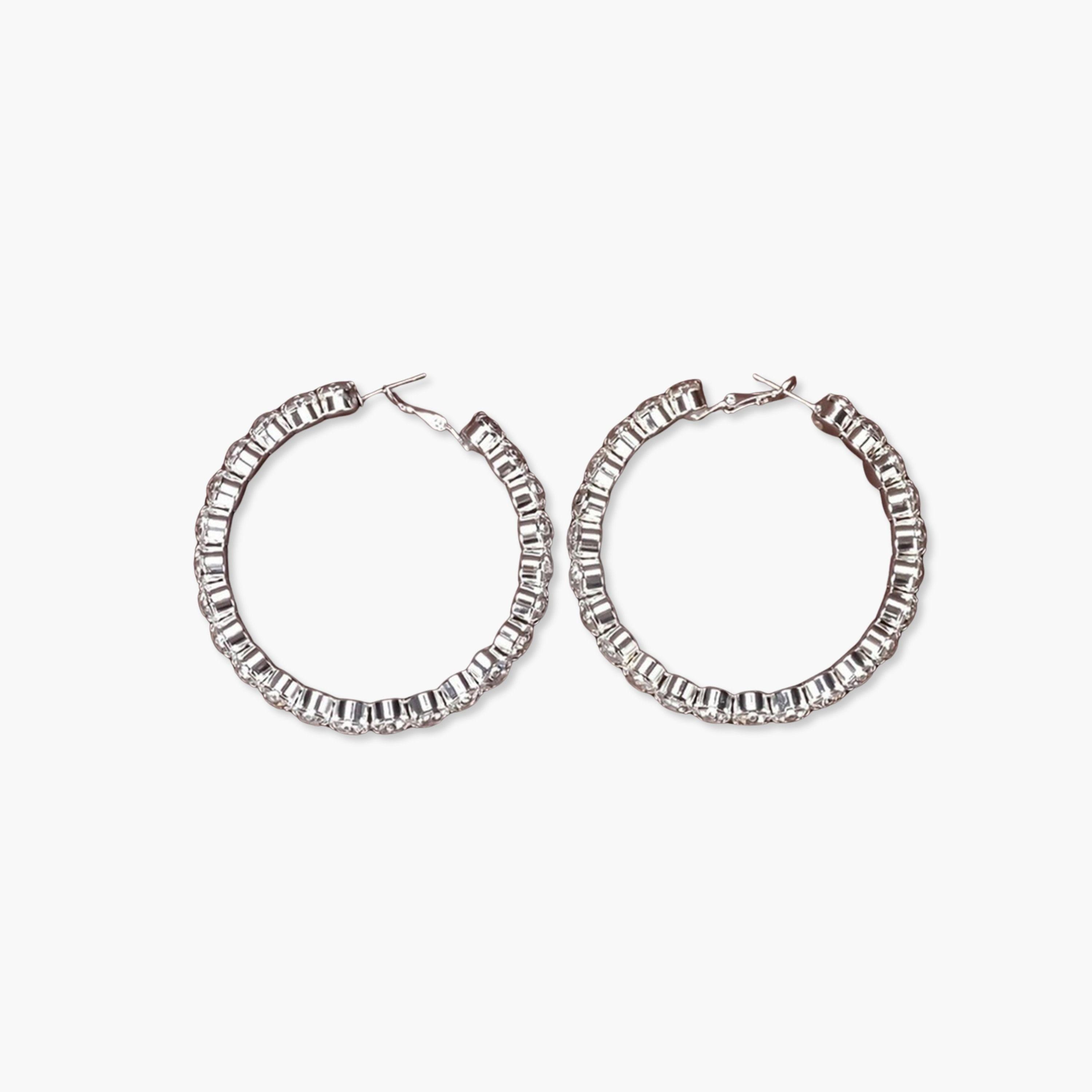 Take Two Embellished Rhinestone Earrings-women-watchesandjewellery-jewellery-earrings-image-5