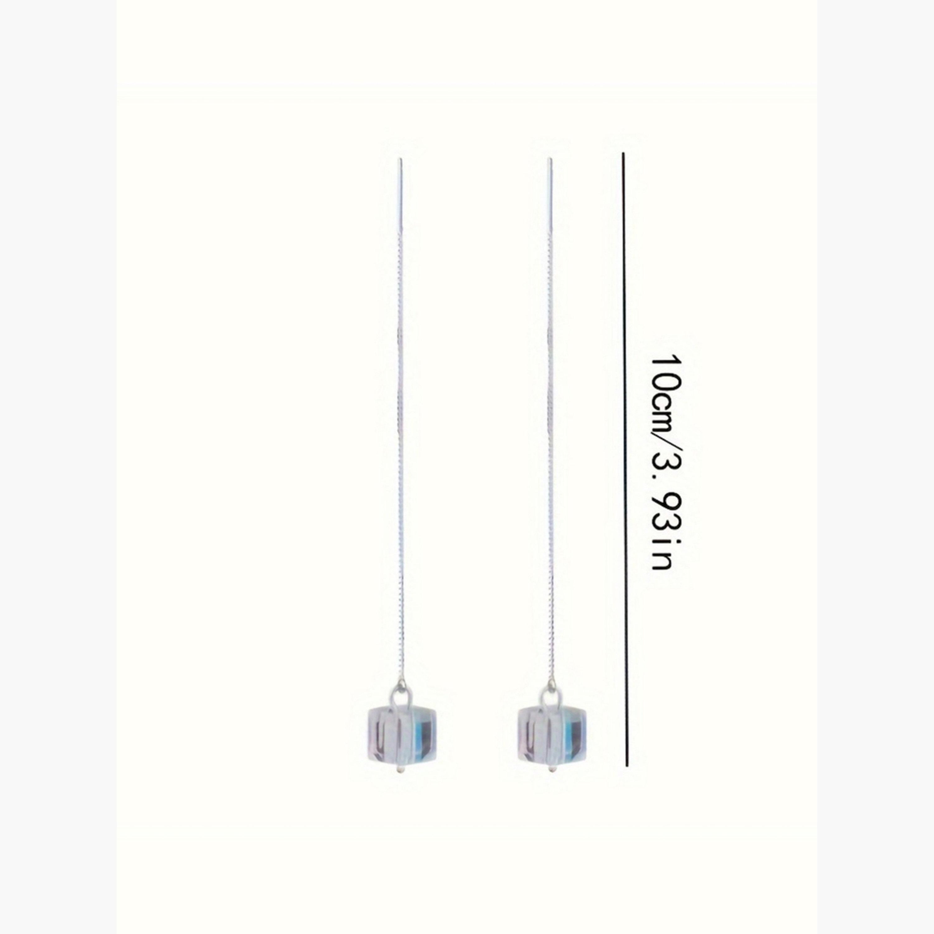 Take Two Square Rhinestone Earrings-women-watchesandjewellery-jewellery-earrings-image-5