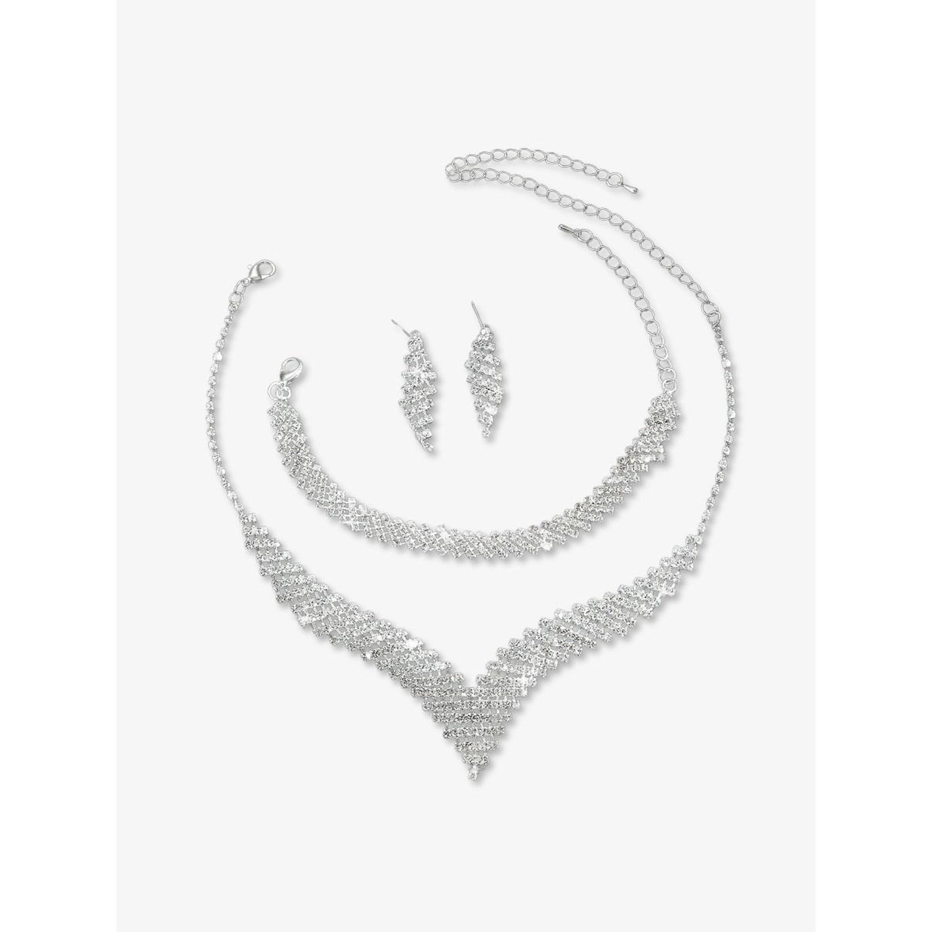 Take Two Rhinestone Necklace with Bracelet and Earrings et-women-watchesandjewellery-jewellery-jewellerysets-image-1