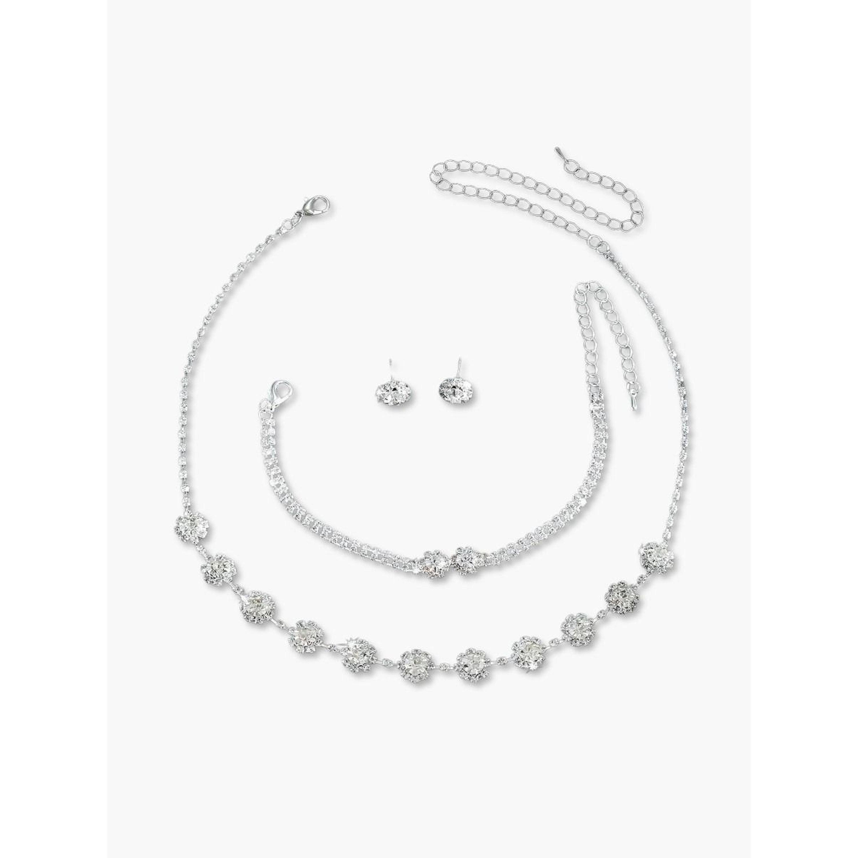 Take Two Faux Pearl Rhinestone Necklace with Bracelet and Earrings et-women-watchesandjewellery-jewellery-jewellerysets-image-1
