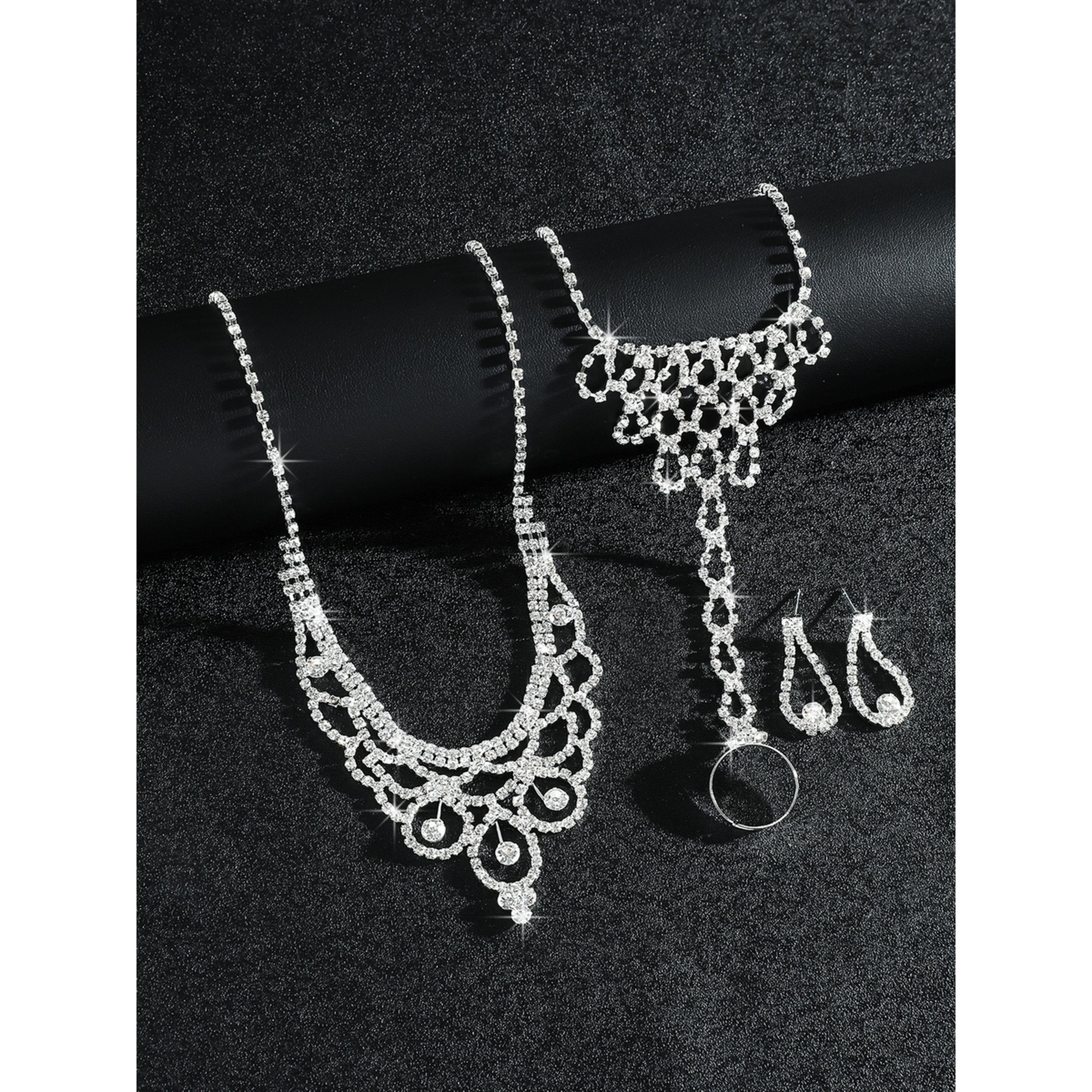 Take Two Sparkling Rhinestone Necklace with Bracelet and Earrings Set-women-watchesandjewellery-jewellery-jewellerysets-image-3