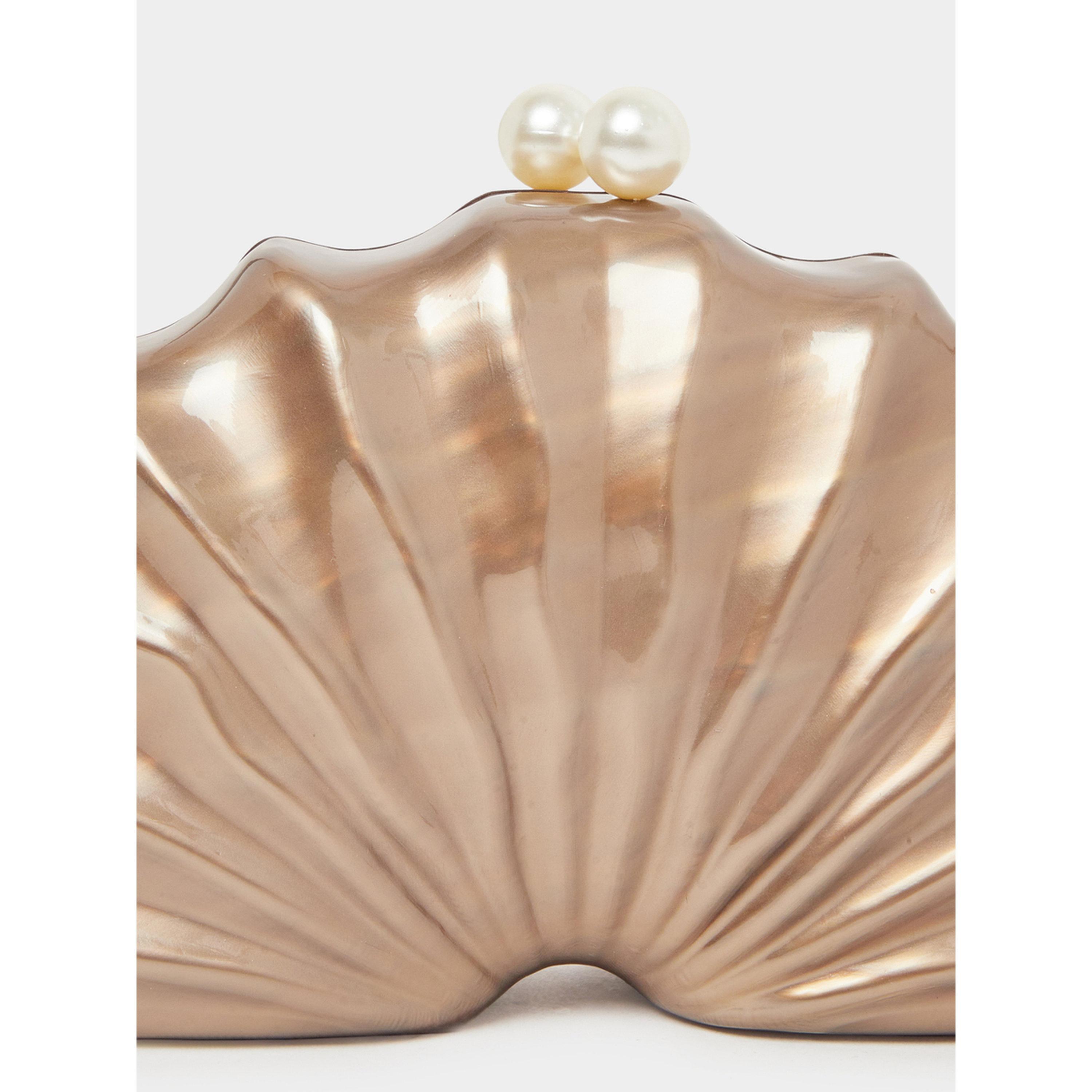 Styli Brown Seashell Clutch Bag-women-bagsandwallets-handbags-image-3