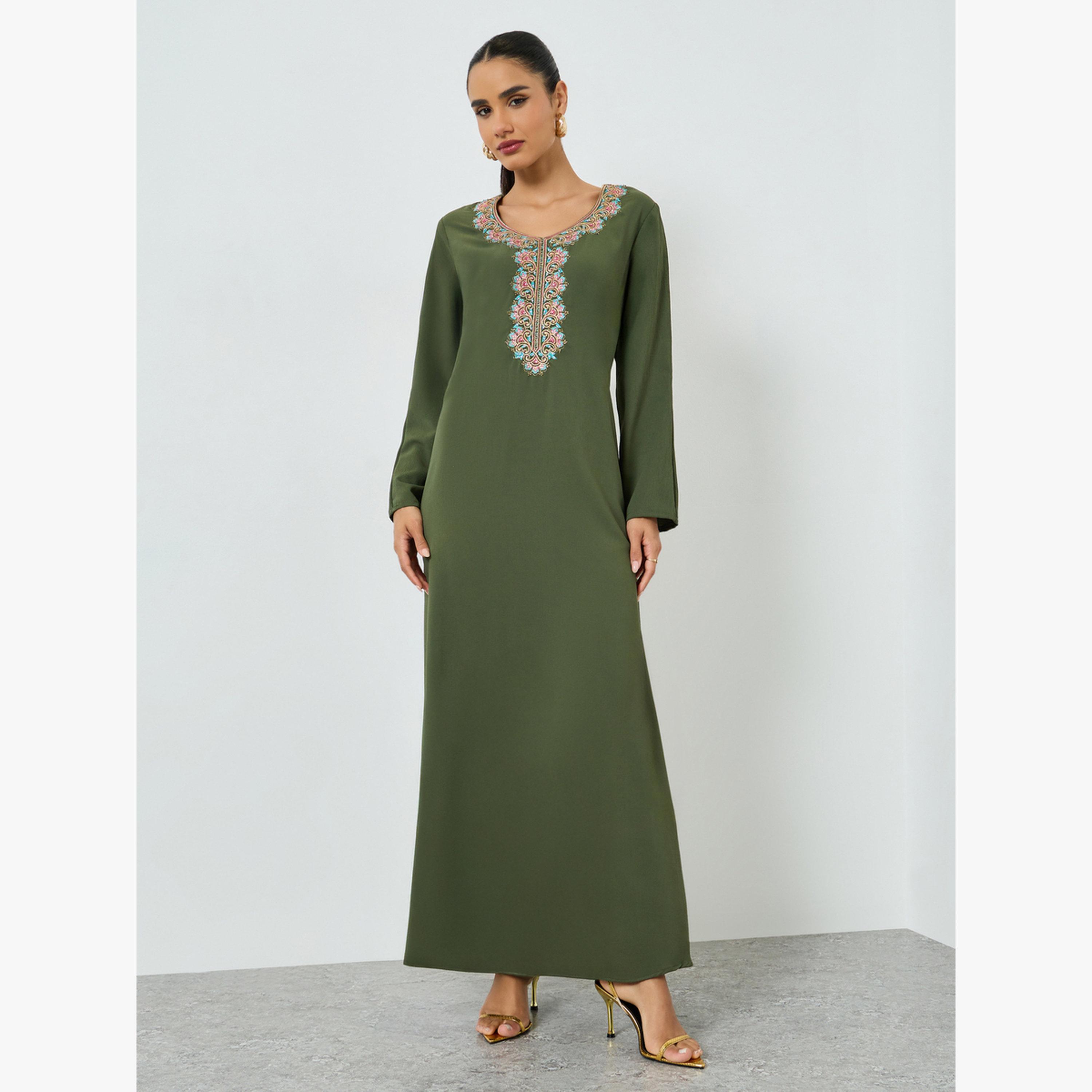 جلابية مطرزة-women-arabicclothing-jalabiyas-image-4