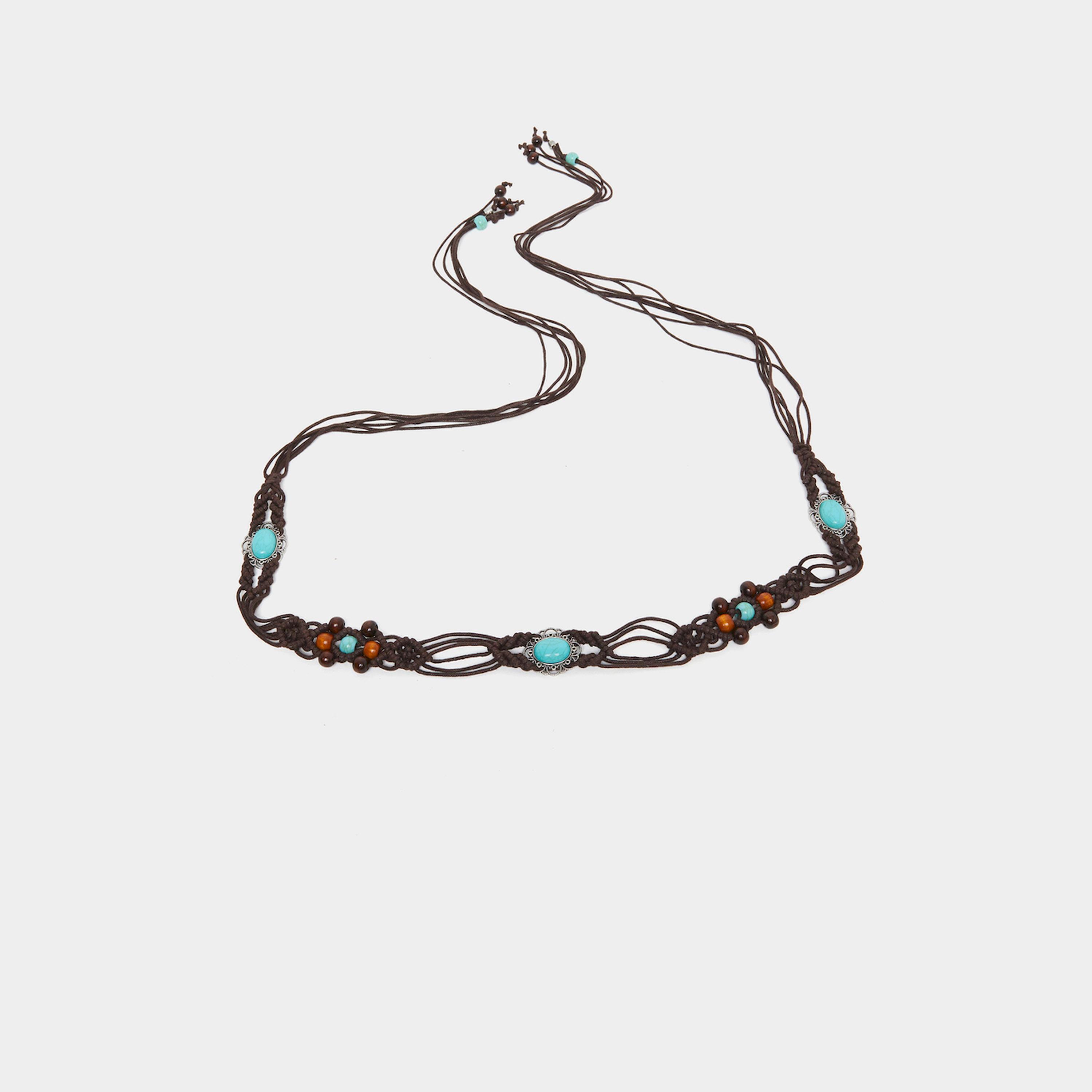 Styli Braided Rope Beaded Belt-women-clothingaccessories-belts-image-1