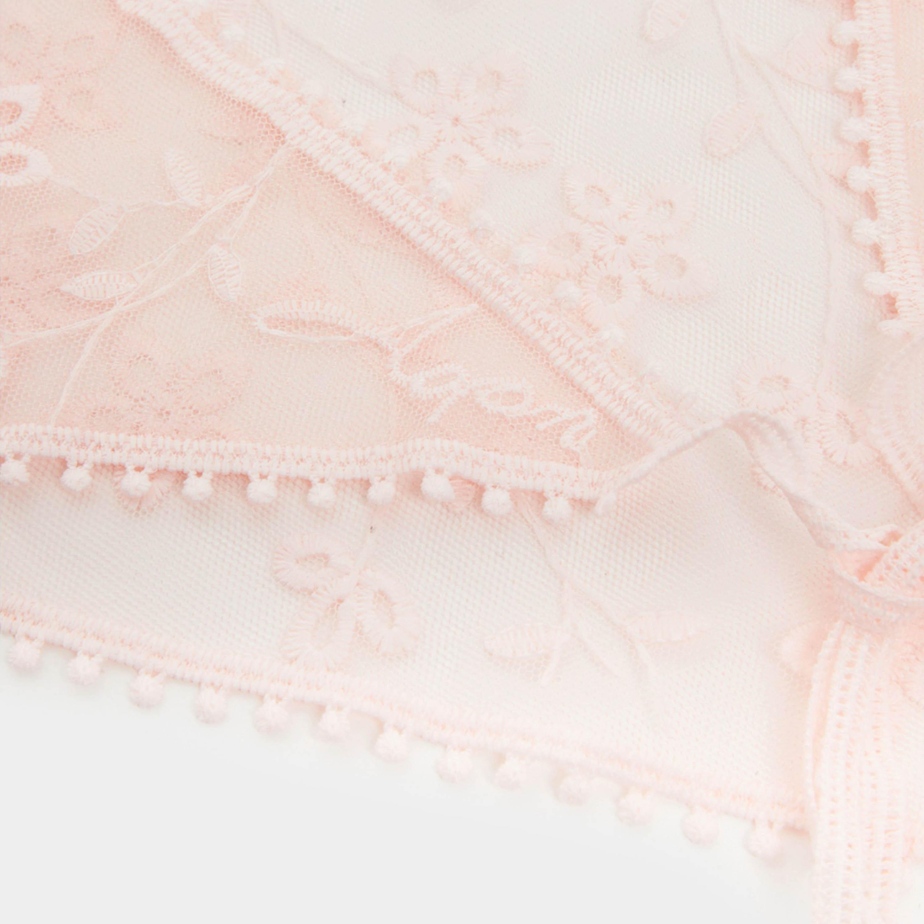 Styli Pink Floral Lace Bandana Scarf-women-clothingaccessories-scarves-image-3