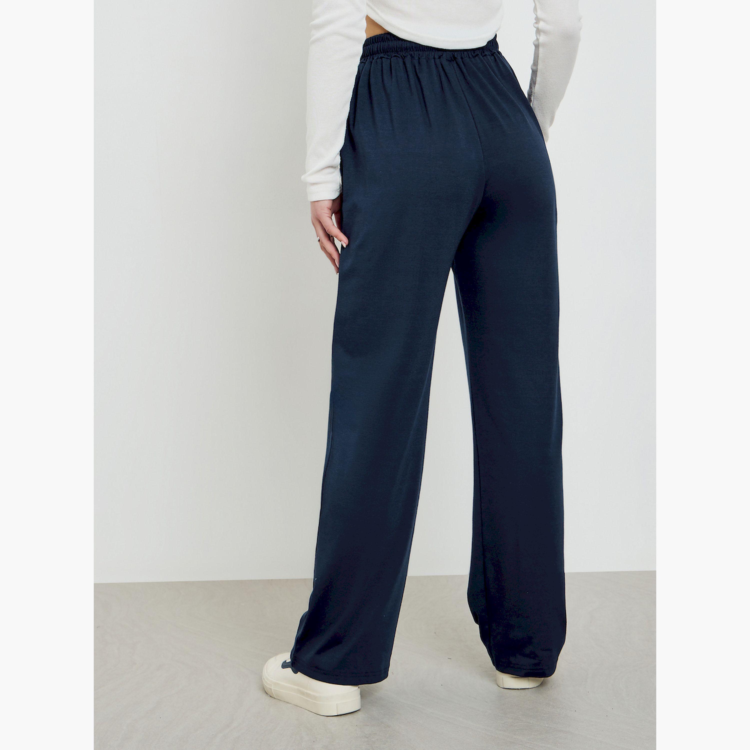 بنطال جوغر بأرجل واسعة وتفاصيل مطبوعة-women-clothing-bottoms-joggers-image-4