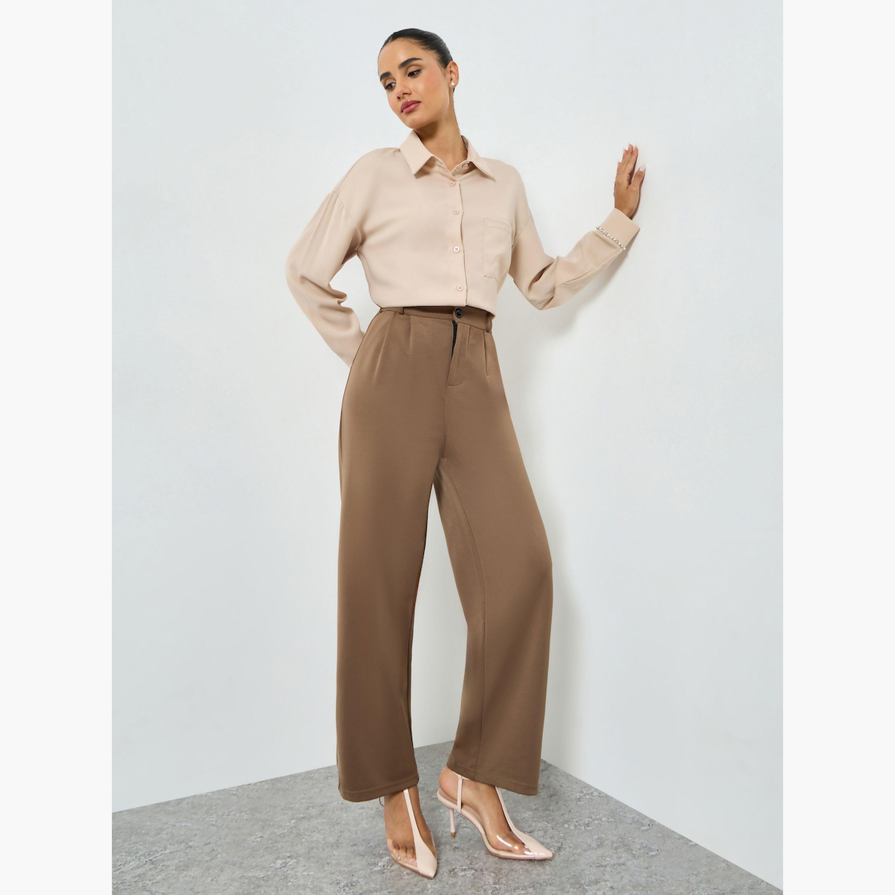 بلوزة بأزرار وأساور مزينة-women-clothing-shirtsandblouses-shirts-image-2