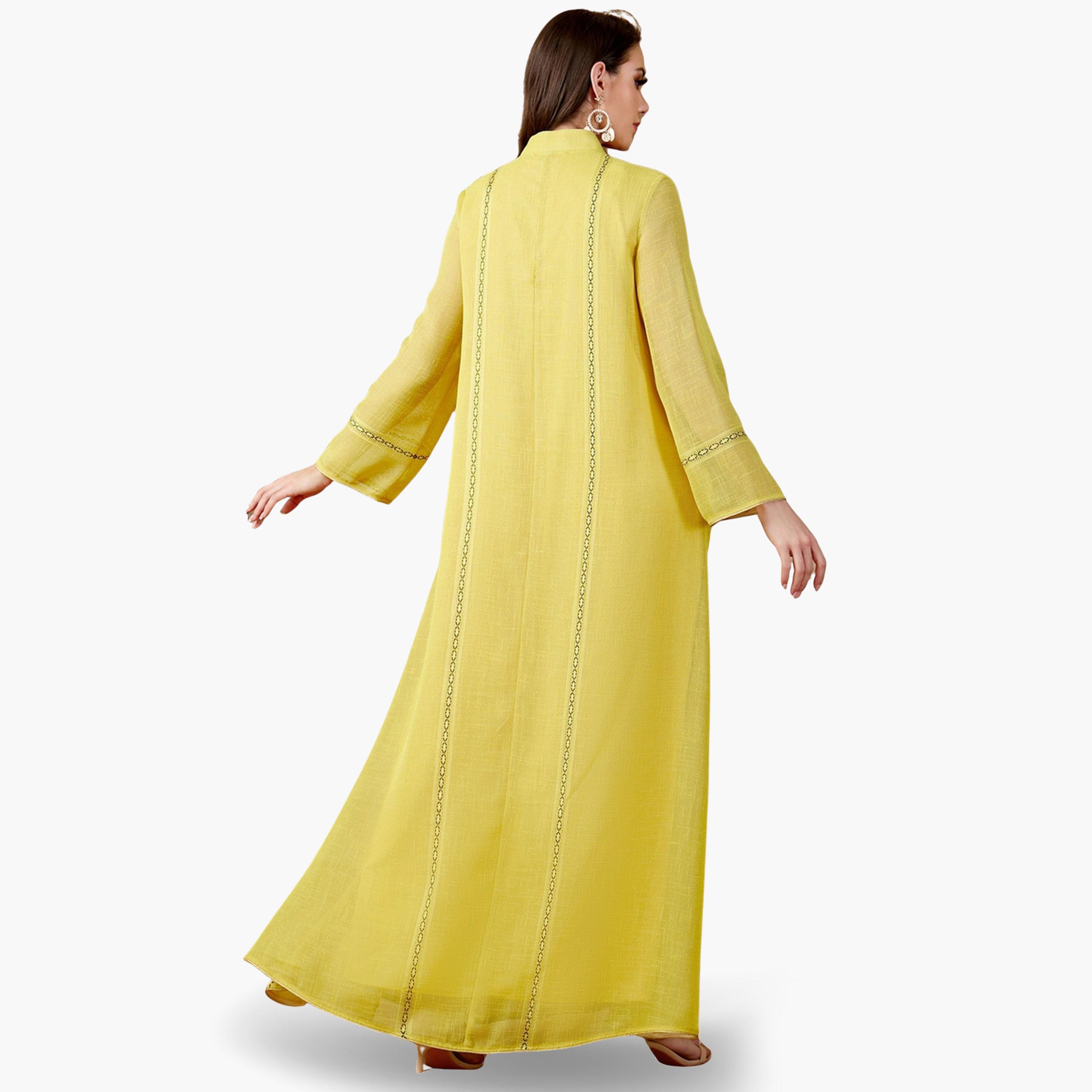 جلابية مزينة بقصة واسعة-women-arabicclothing-jalabiyas-image-4