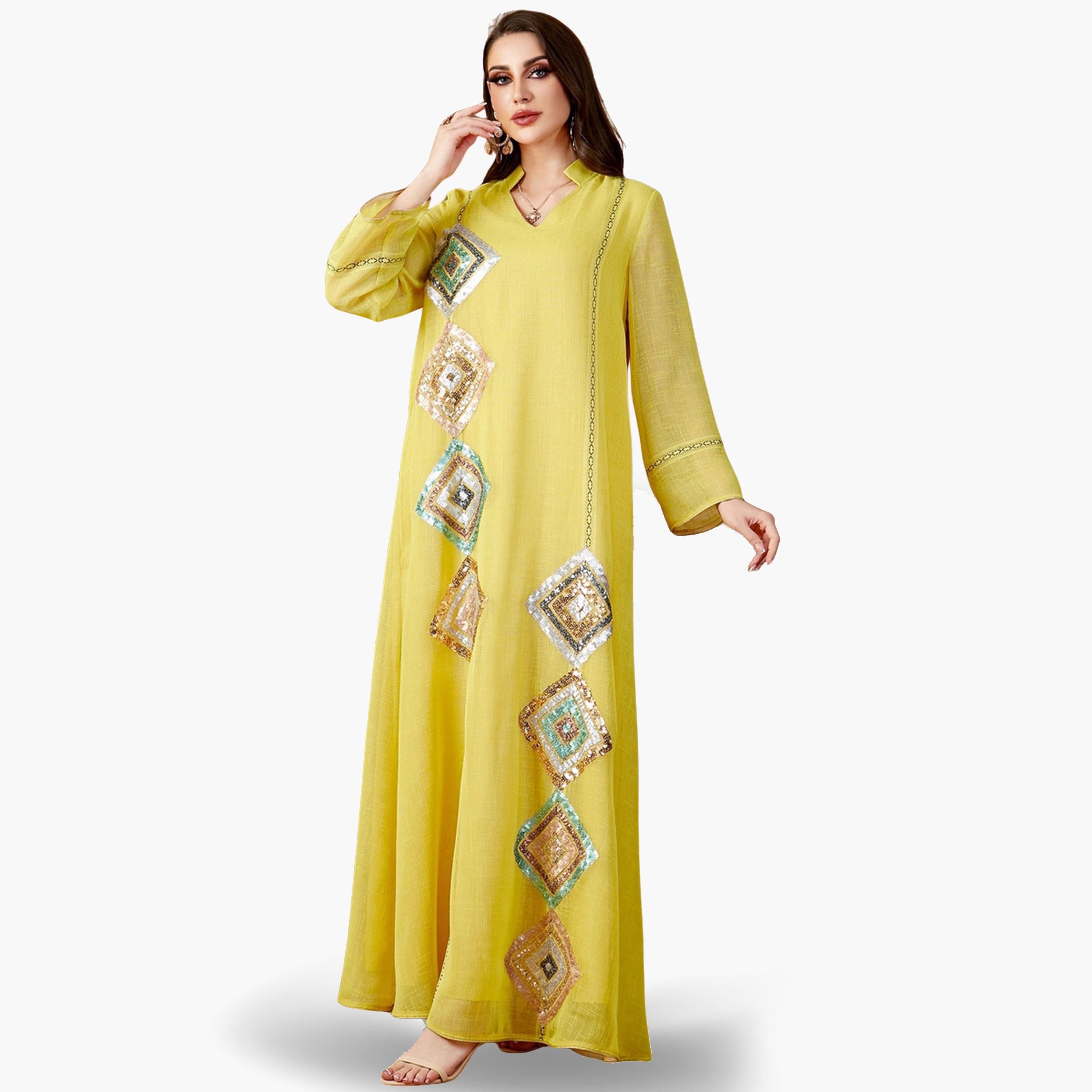جلابية مزينة بقصة واسعة-women-arabicclothing-jalabiyas-image-5