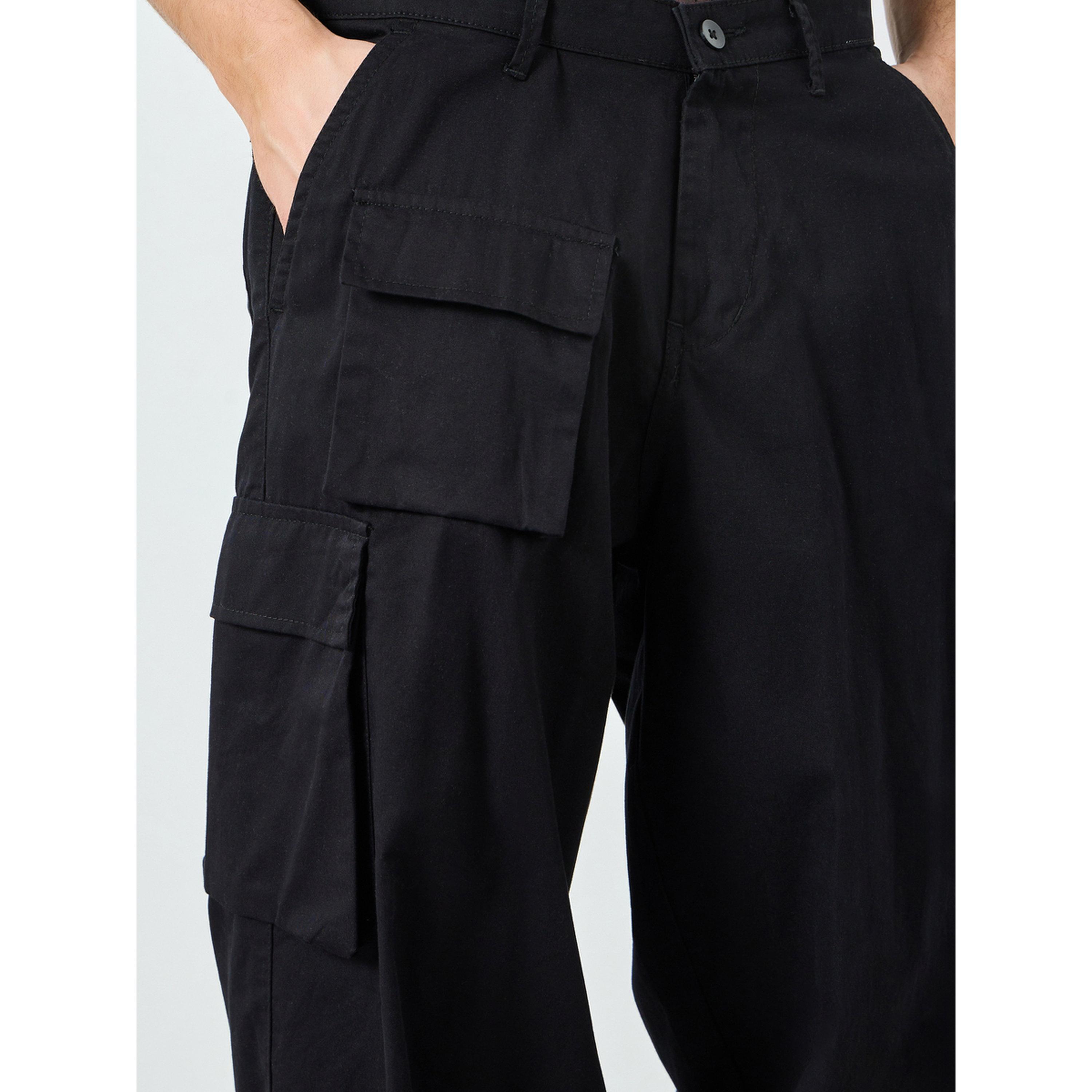 بنطال قطن منسوج بقصة واسعة-men-clothing-bottoms-trousersandchinos-trousers-image-3
