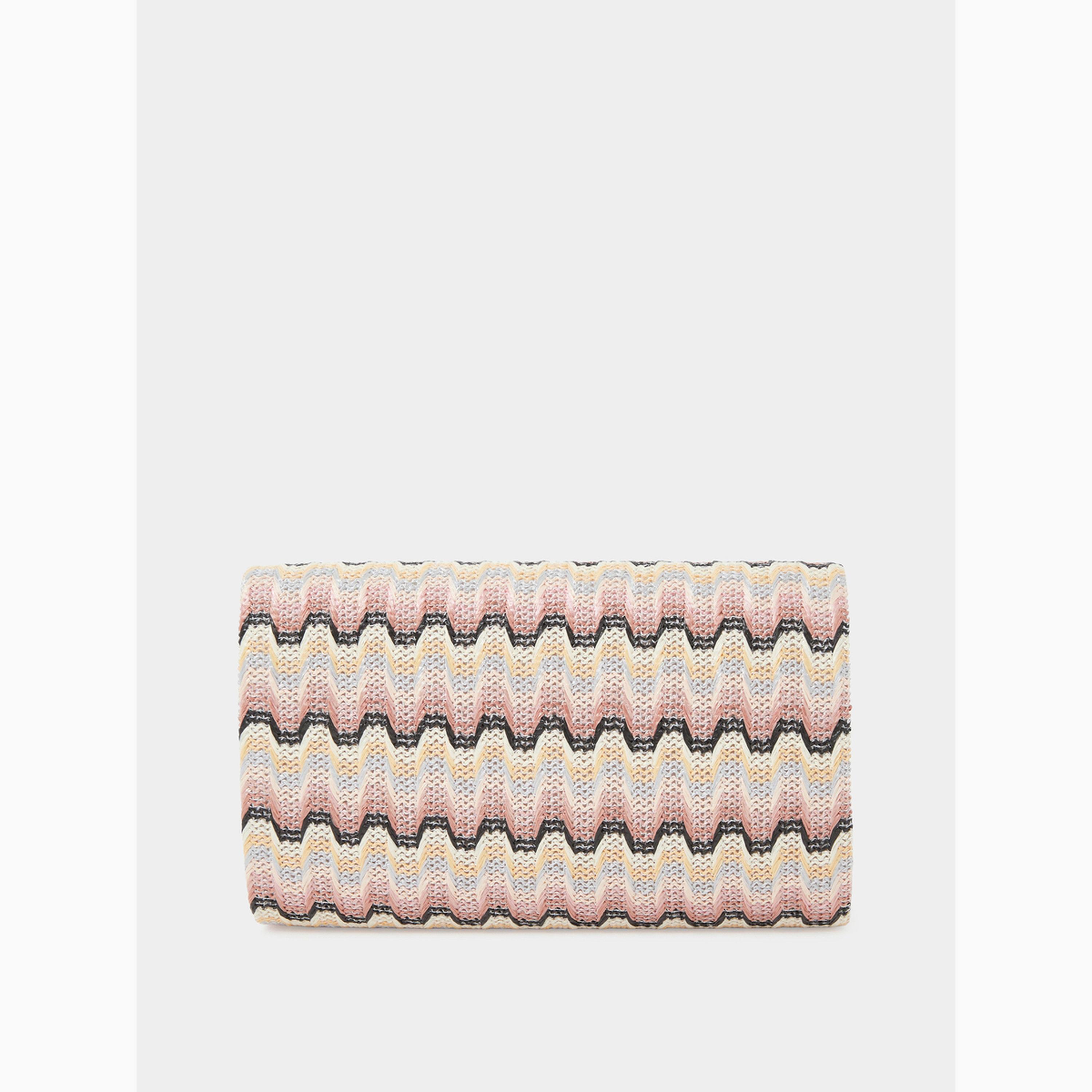 Styli Flap Patterned Clutch with Chain Strap-women-bagsandwallets-handbags-image-3