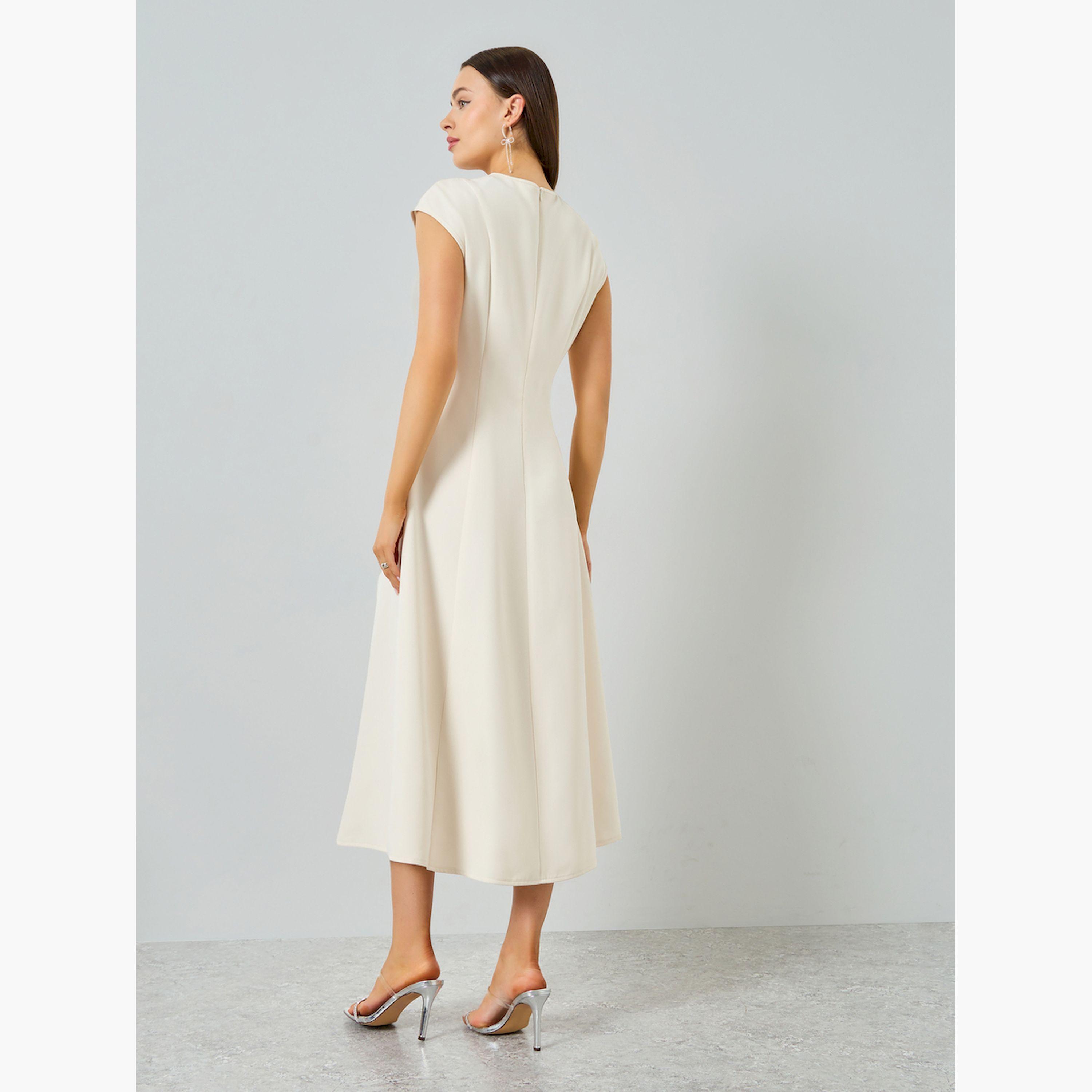 فستان طويل أكمام قصيرة-women-clothing-dresses-image-5