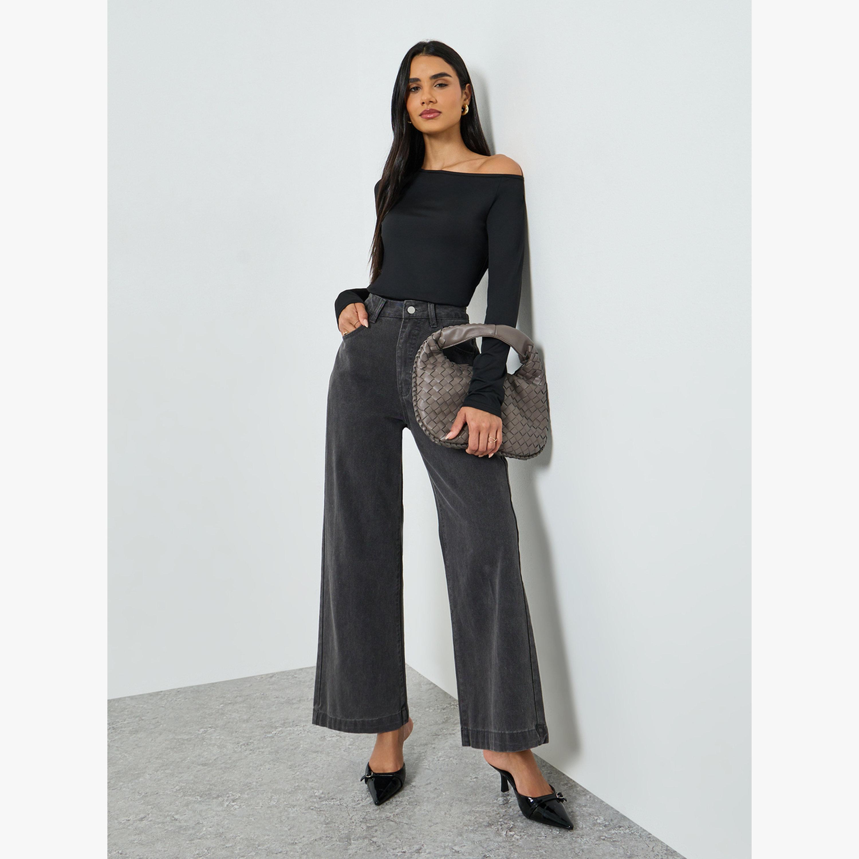بلوزة بكتف واحد وأكمام طويلة-women-clothing-shirtsandblouses-blouses-image-2