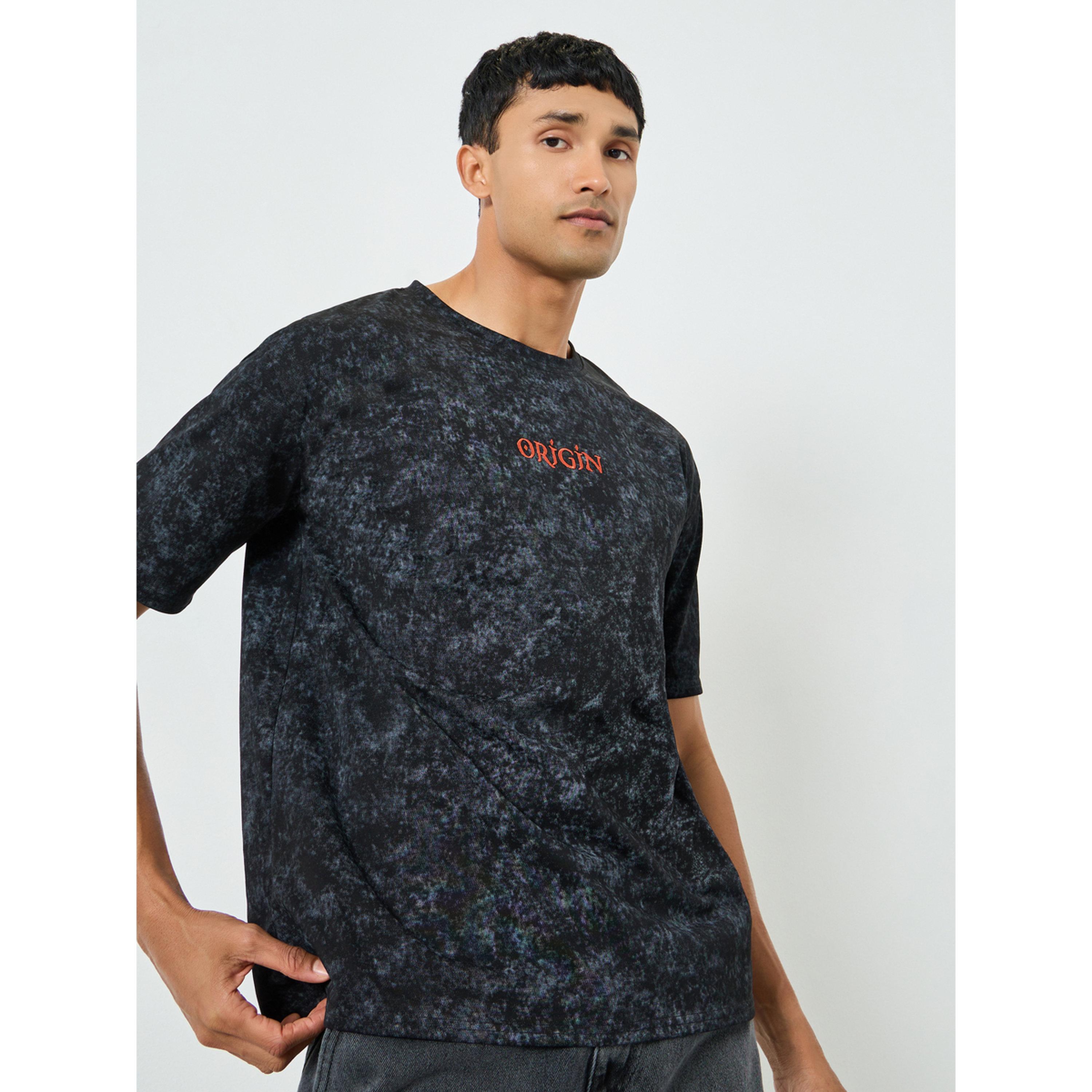 تيشيرت مقاس كبير بتأثير مغسول للرجال-men-clothing-tshirtsandpolos-tshirts-image-5