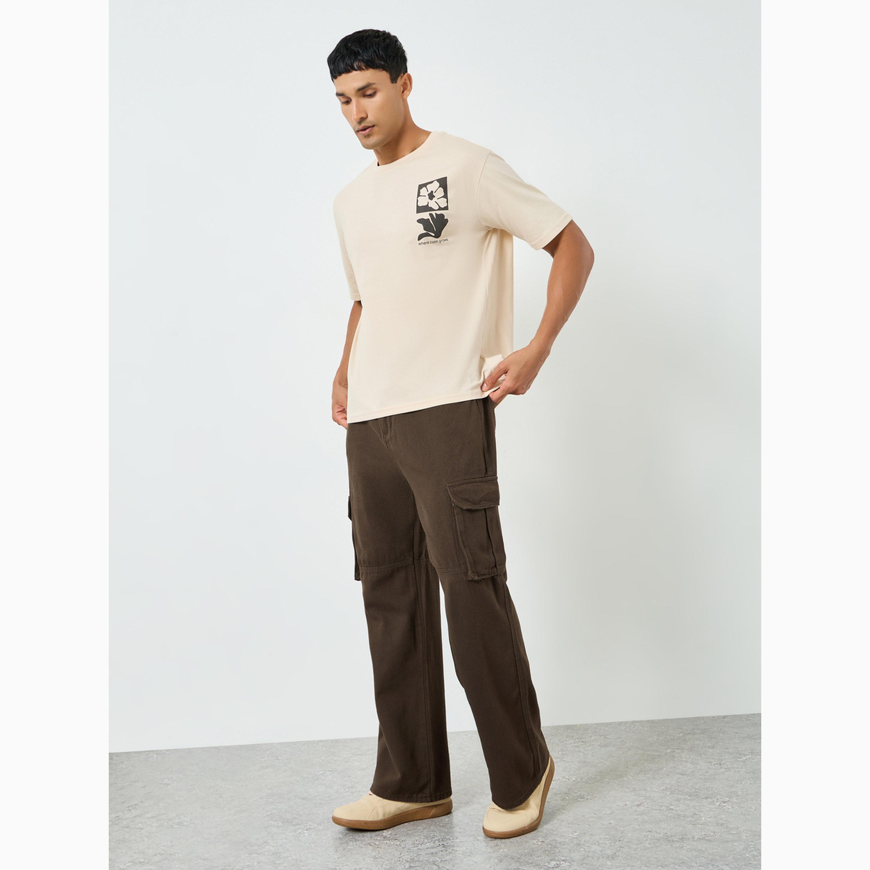 جينز قصة مريحة ومصبوغ لون بني للرجال-men-clothing-bottoms-jeans-image-2