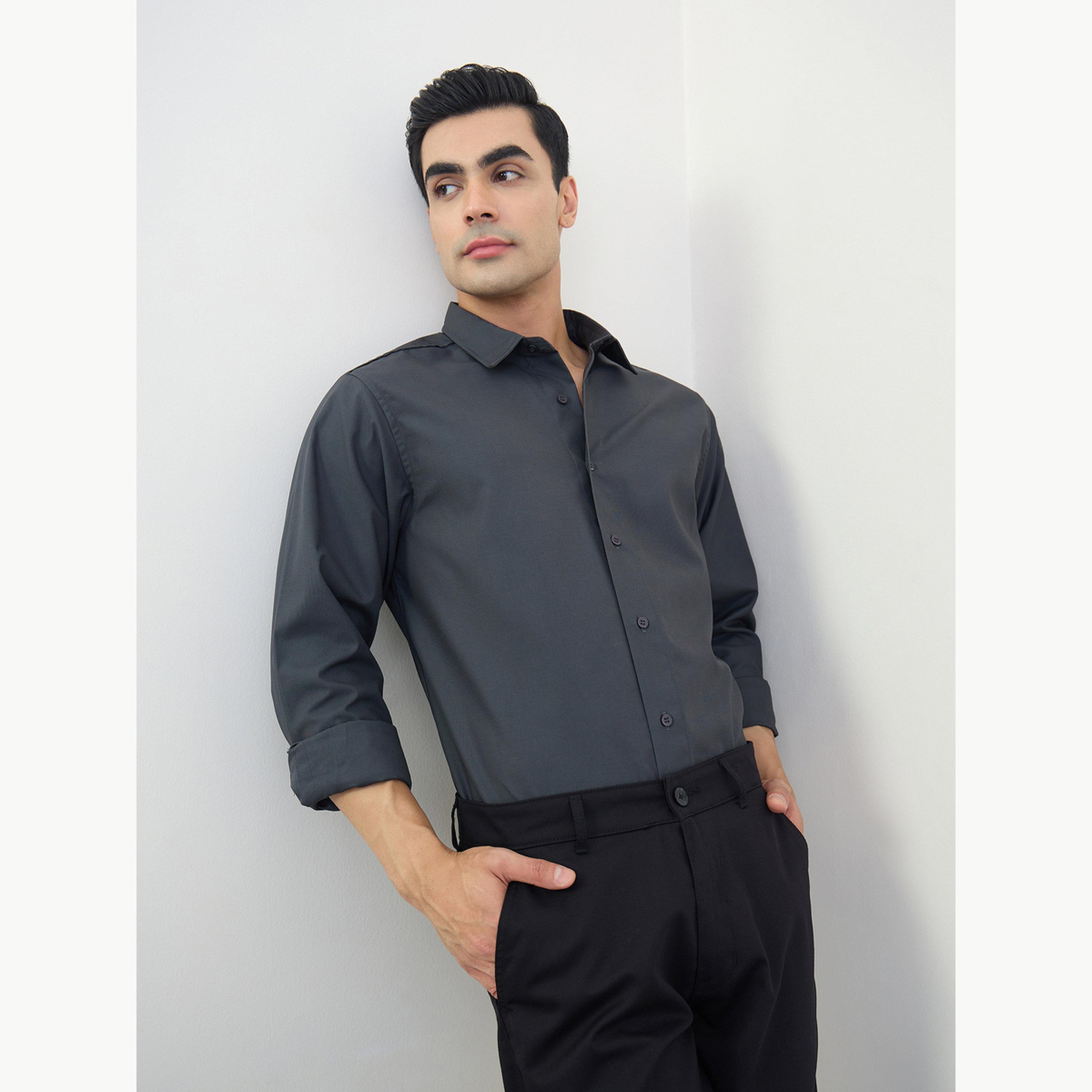 Styli Men Regular Fit Long Sleeves Shirt-men-clothing-shirts-image-3