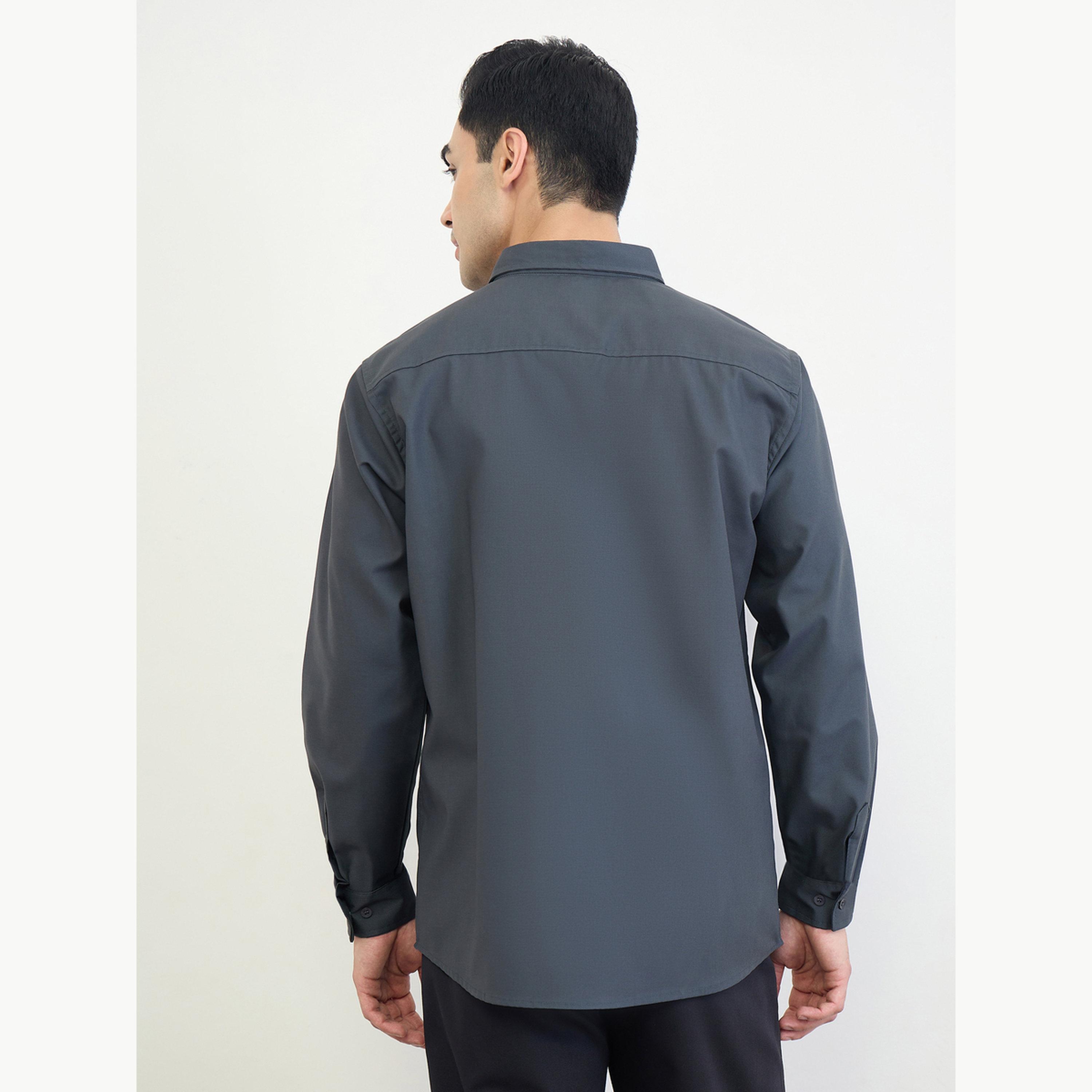 قميص رجالي بقصة عادية وأكمام طويلة-men-clothing-shirts-image-4