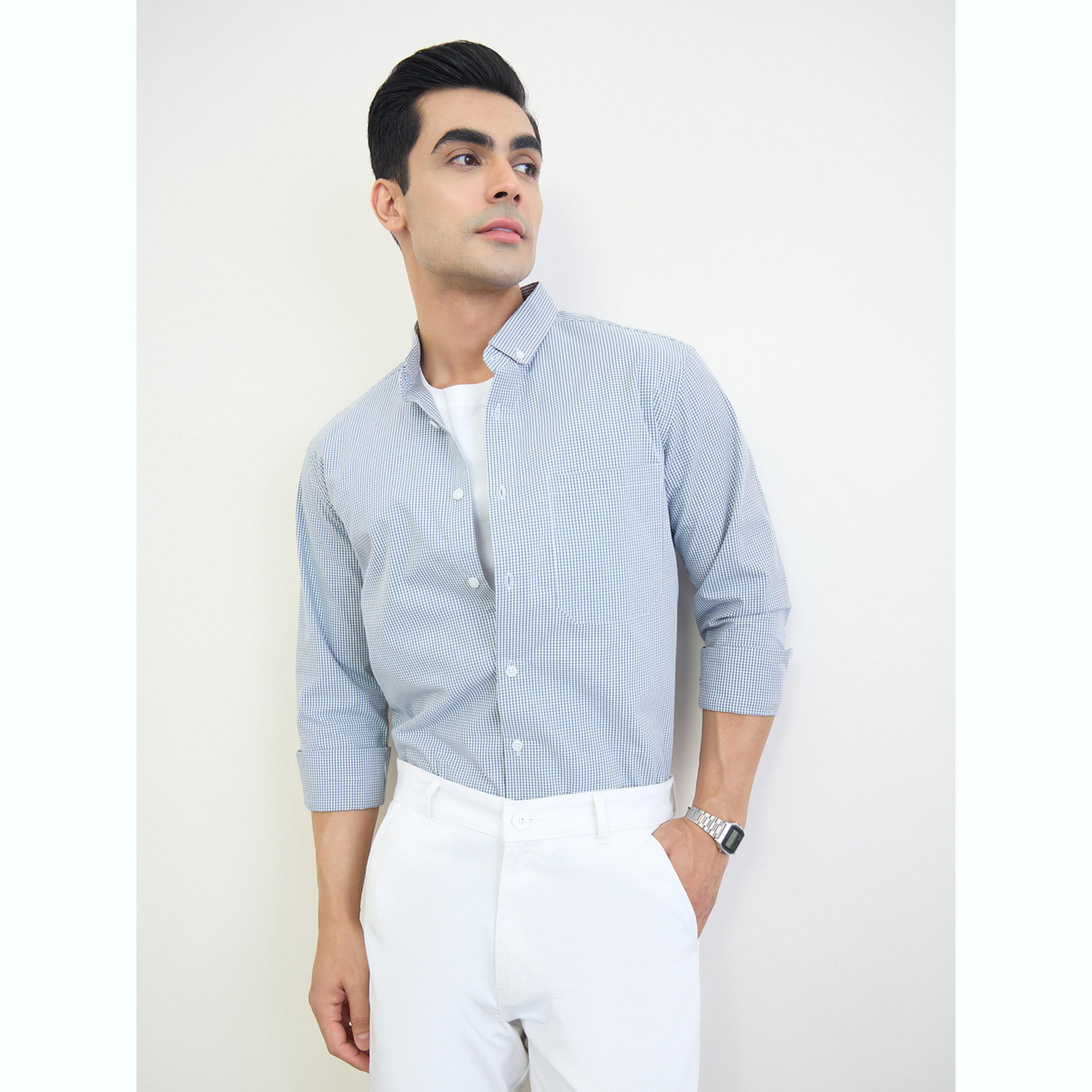 قميص كاروهات بأزرار-men-clothing-shirts-image-3