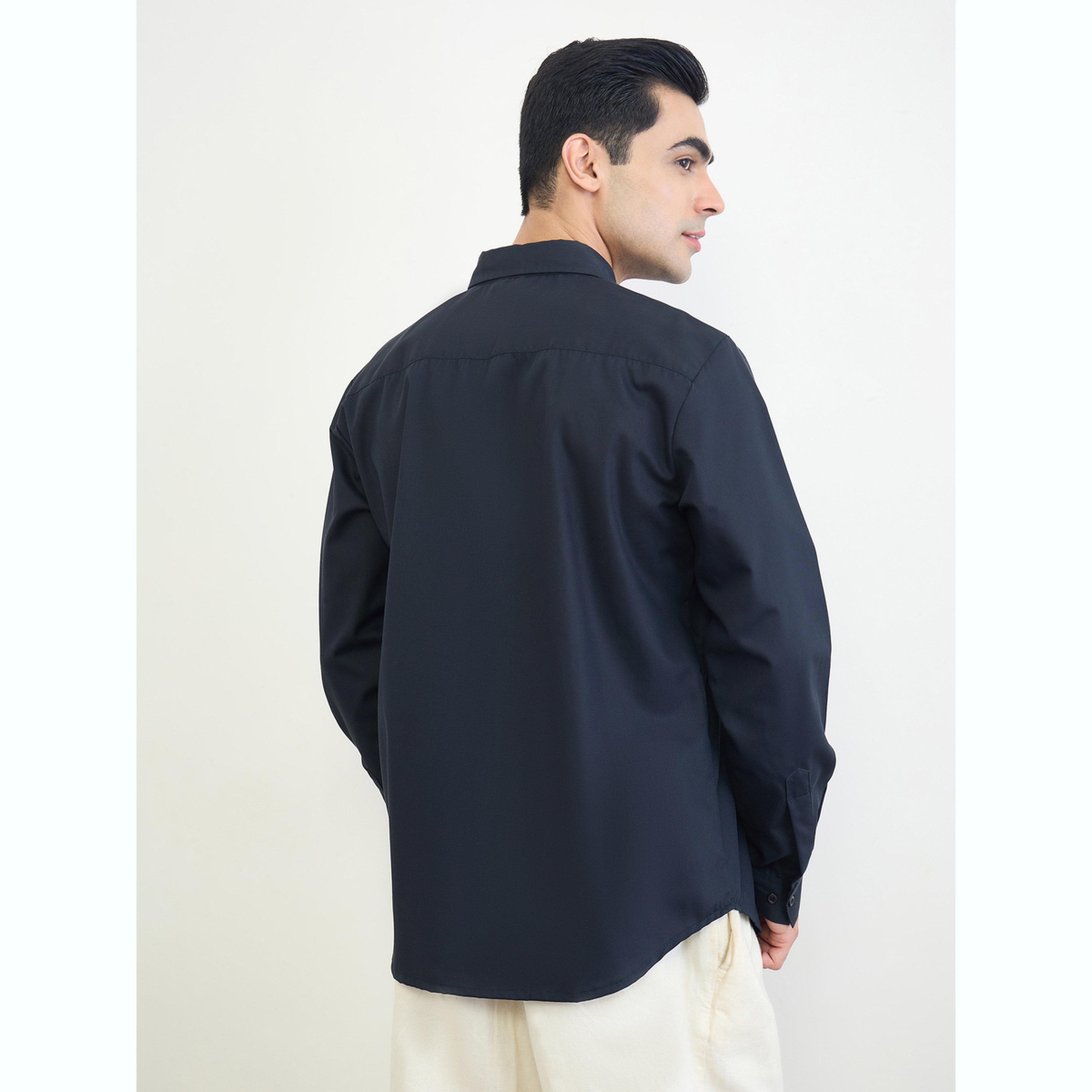 Styli Men Regular Fit Solid Shirt-men-clothing-shirts-image-5