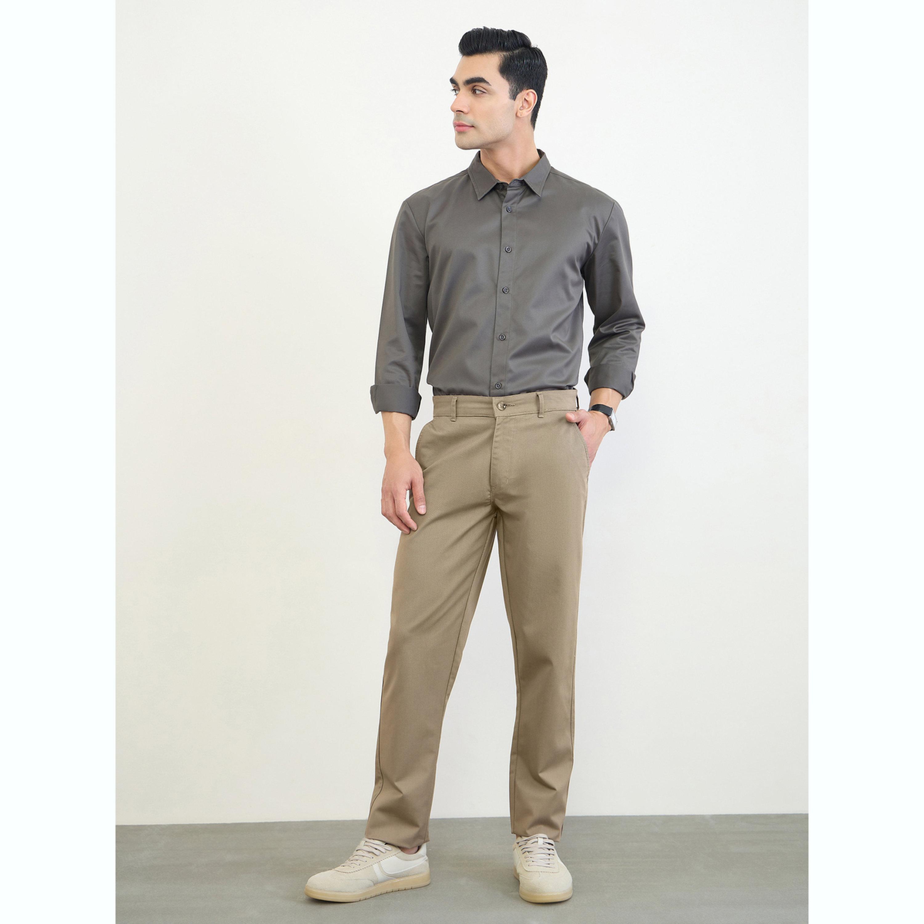 قميص سادة بقصة عادية-men-clothing-shirts-image-2