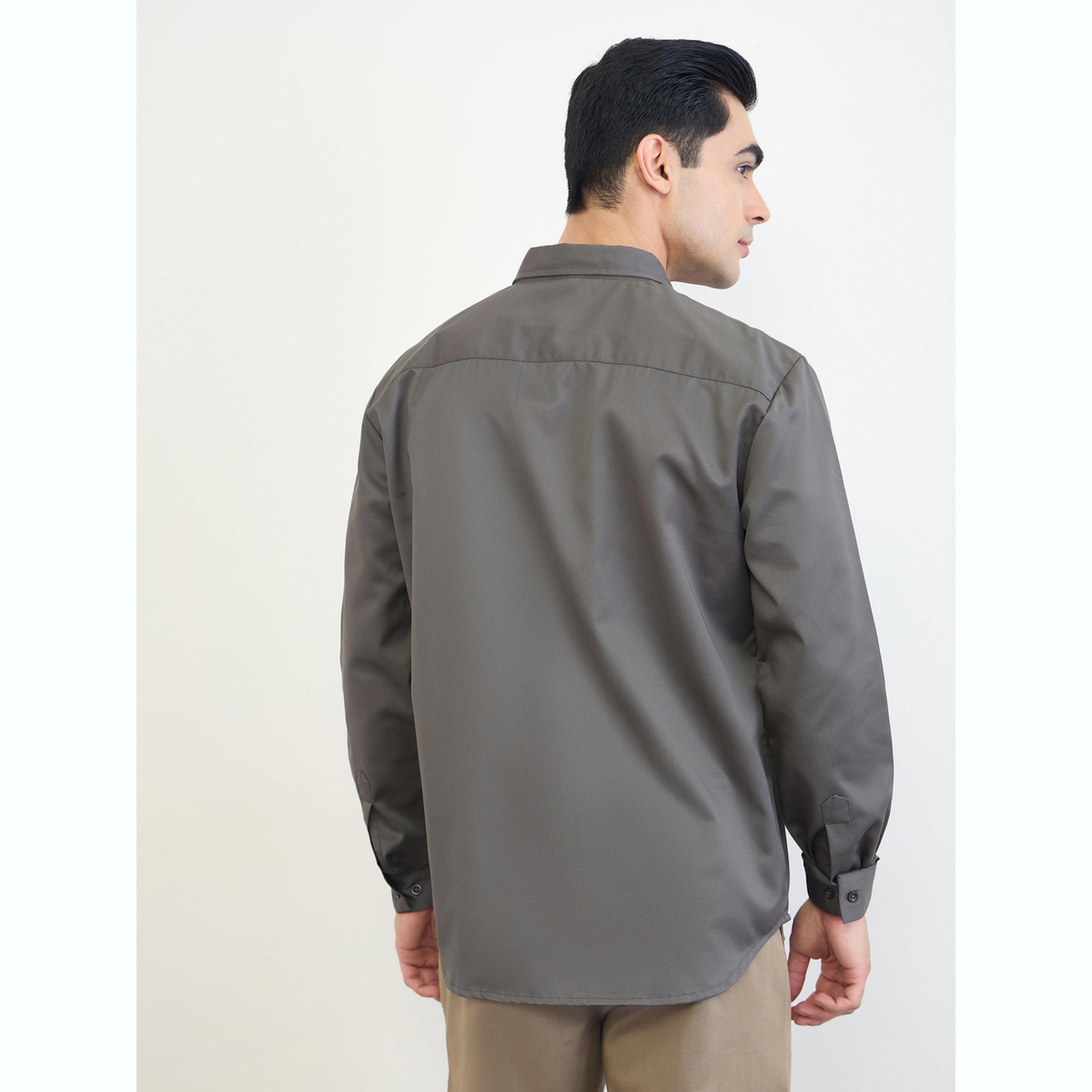 قميص سادة بقصة عادية-men-clothing-shirts-image-5